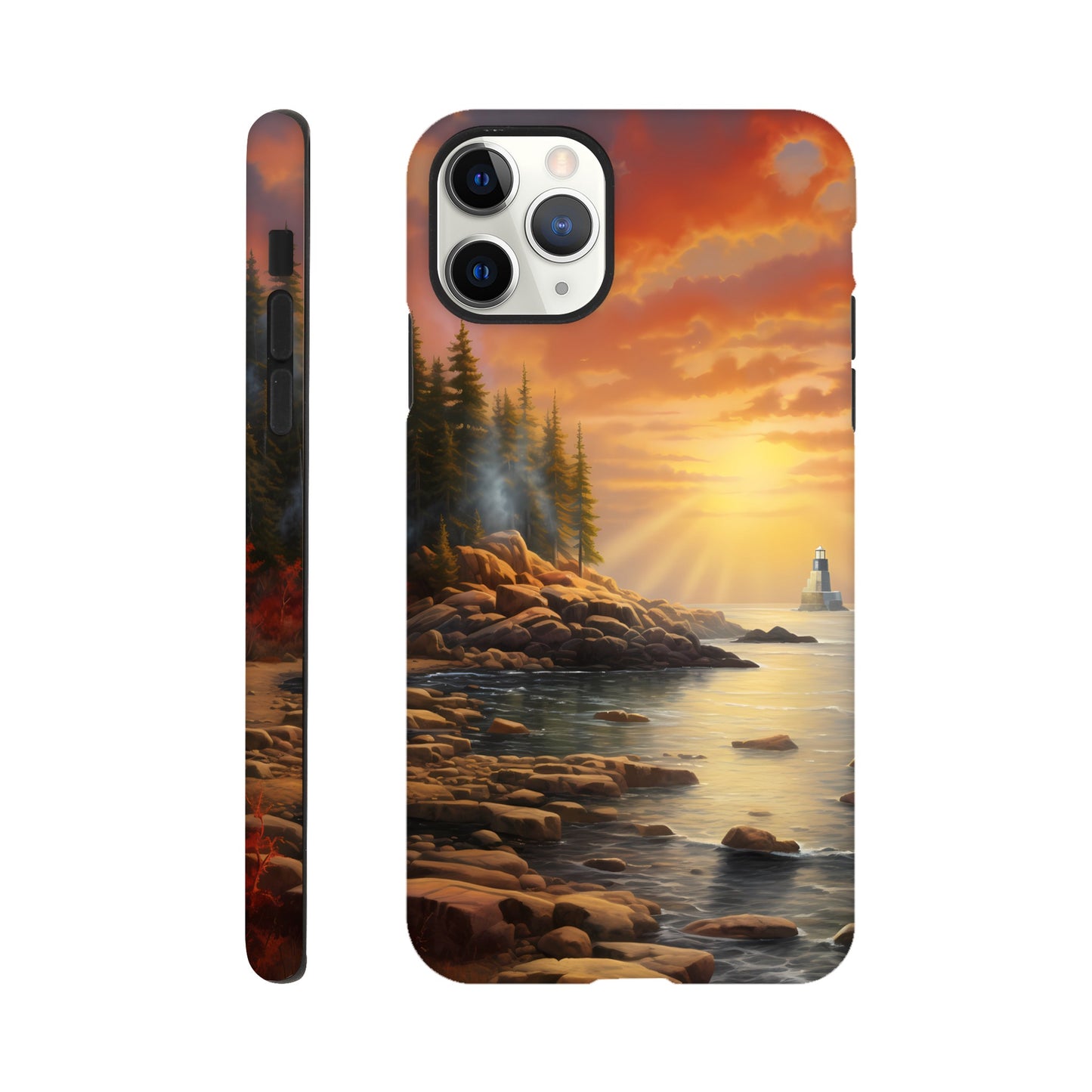 iPhone Case - Acadia Lighthouse Luminance (National Park)