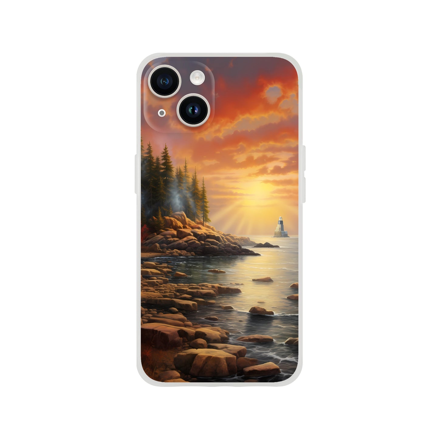 iPhone Case - Acadia Lighthouse Luminance (National Park)