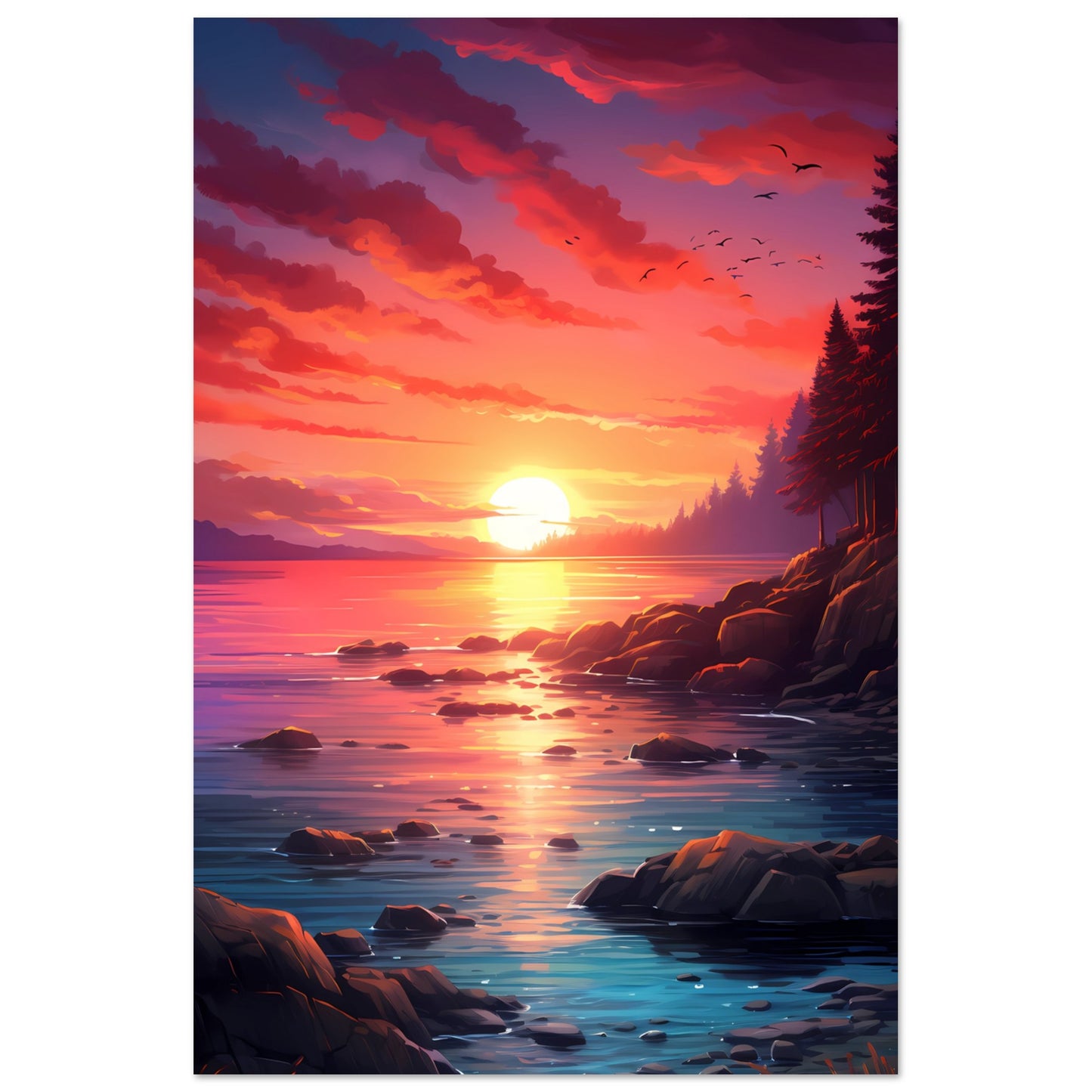 Paper Poster - Twilight Serenity