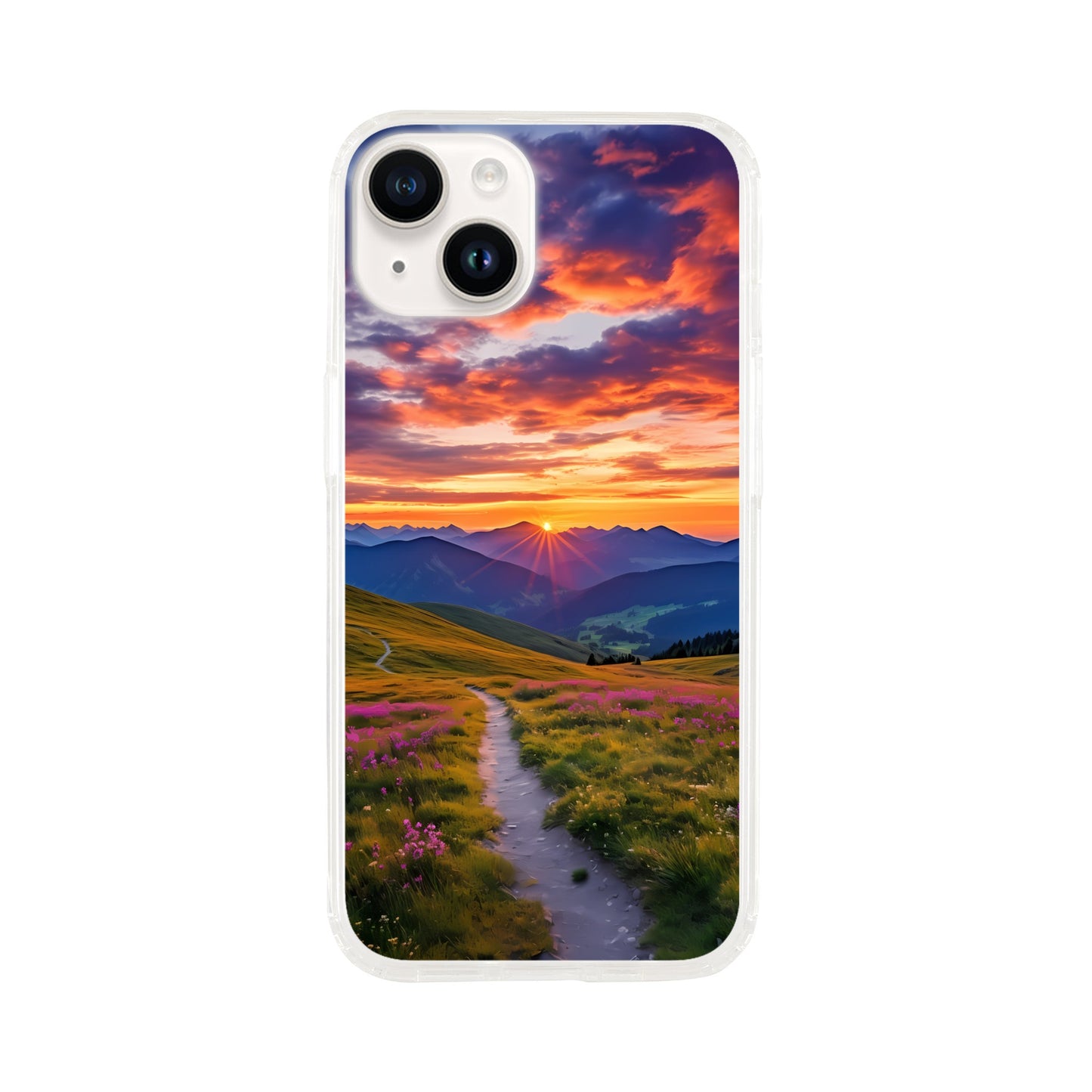 iPhone Case - Golden Mountain Trail