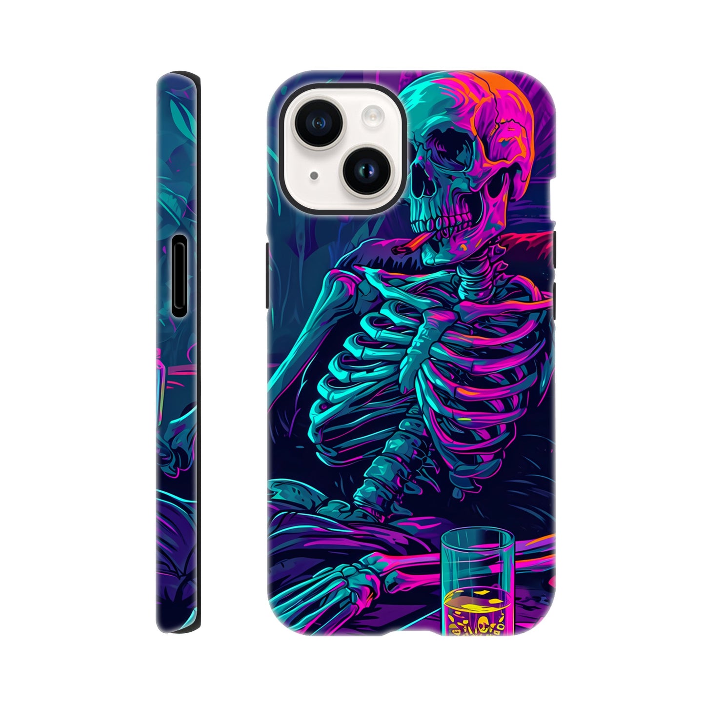 iPhone Case - Chillin' Skeleton