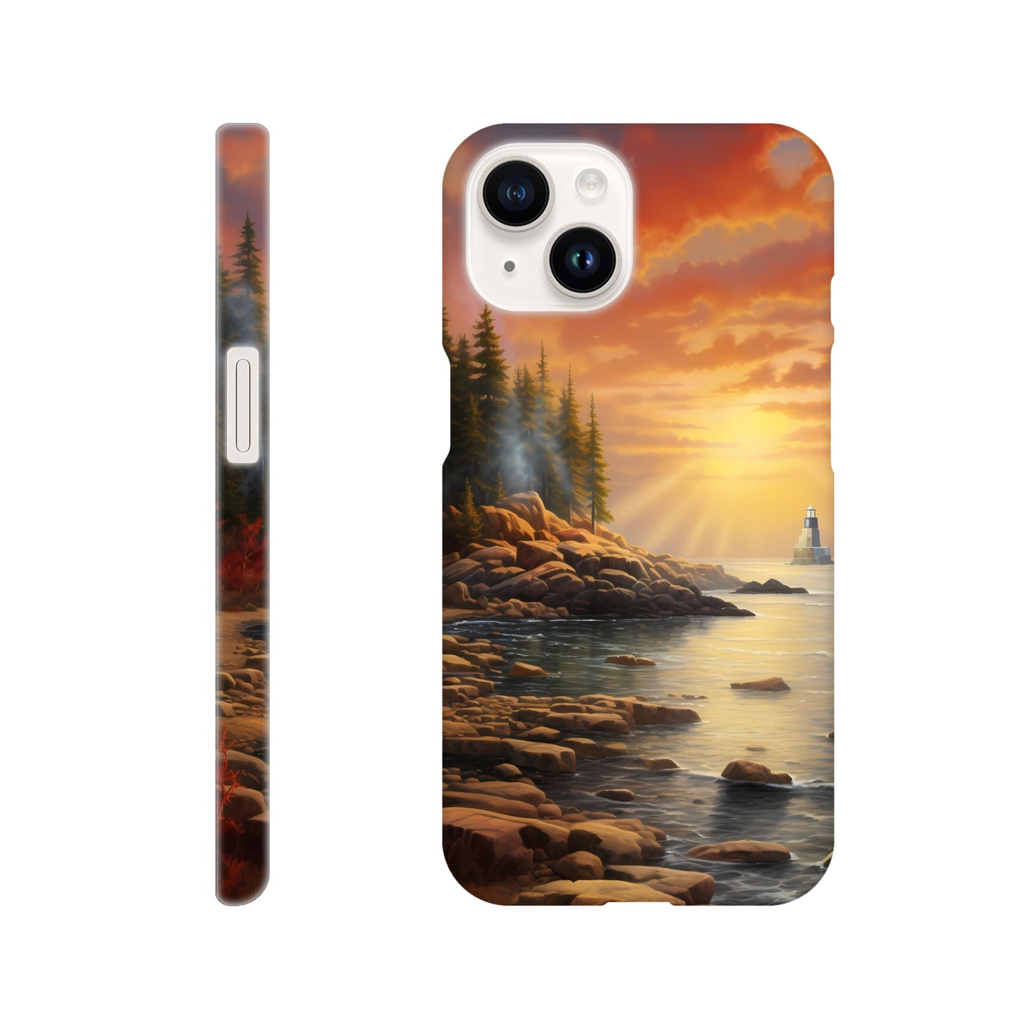 iPhone Case - Acadia Lighthouse Luminance (National Park)