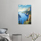 Canvas Wall Art - Crater Lake Oasis - National Park