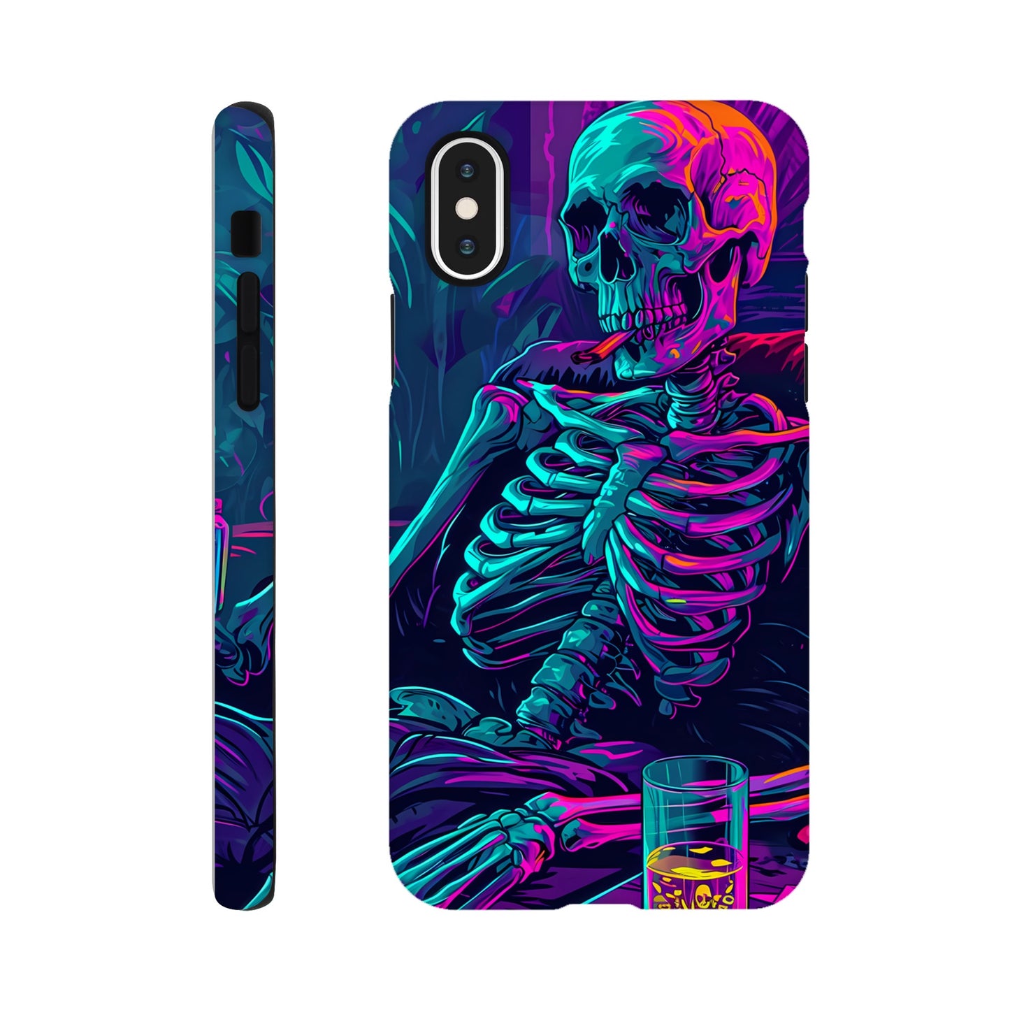 iPhone Case - Chillin' Skeleton