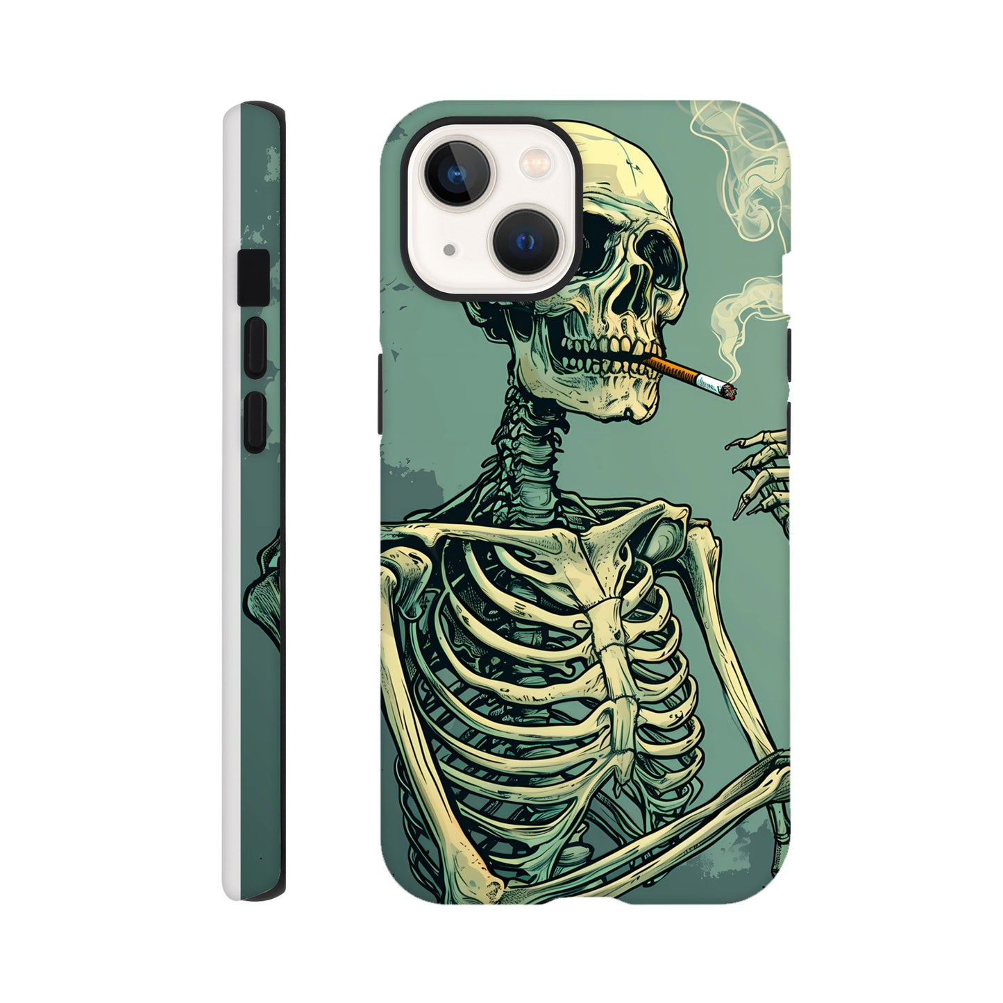 iPhone Case - Smoking Skeleton