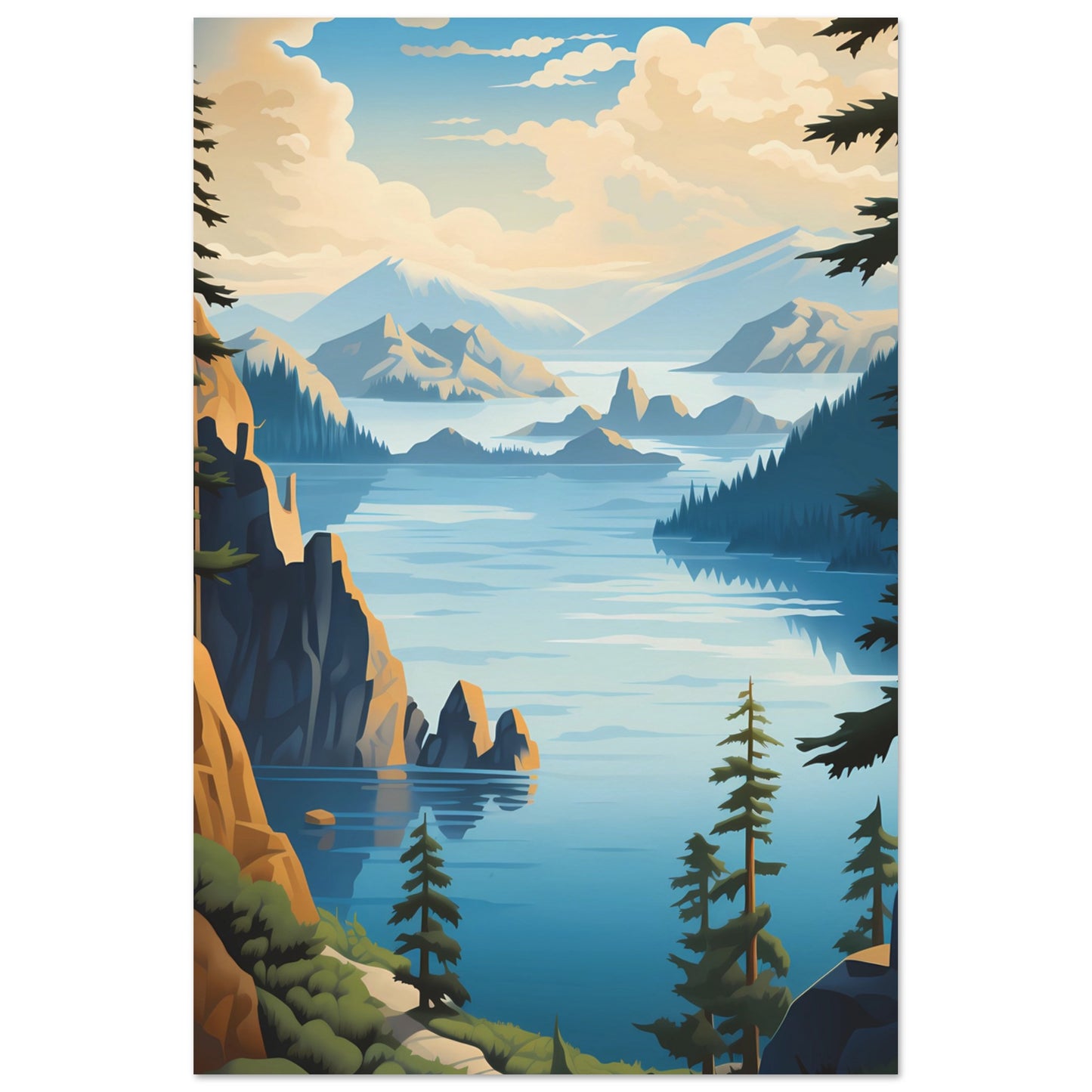 Paper Poster - Majestic Tranquility