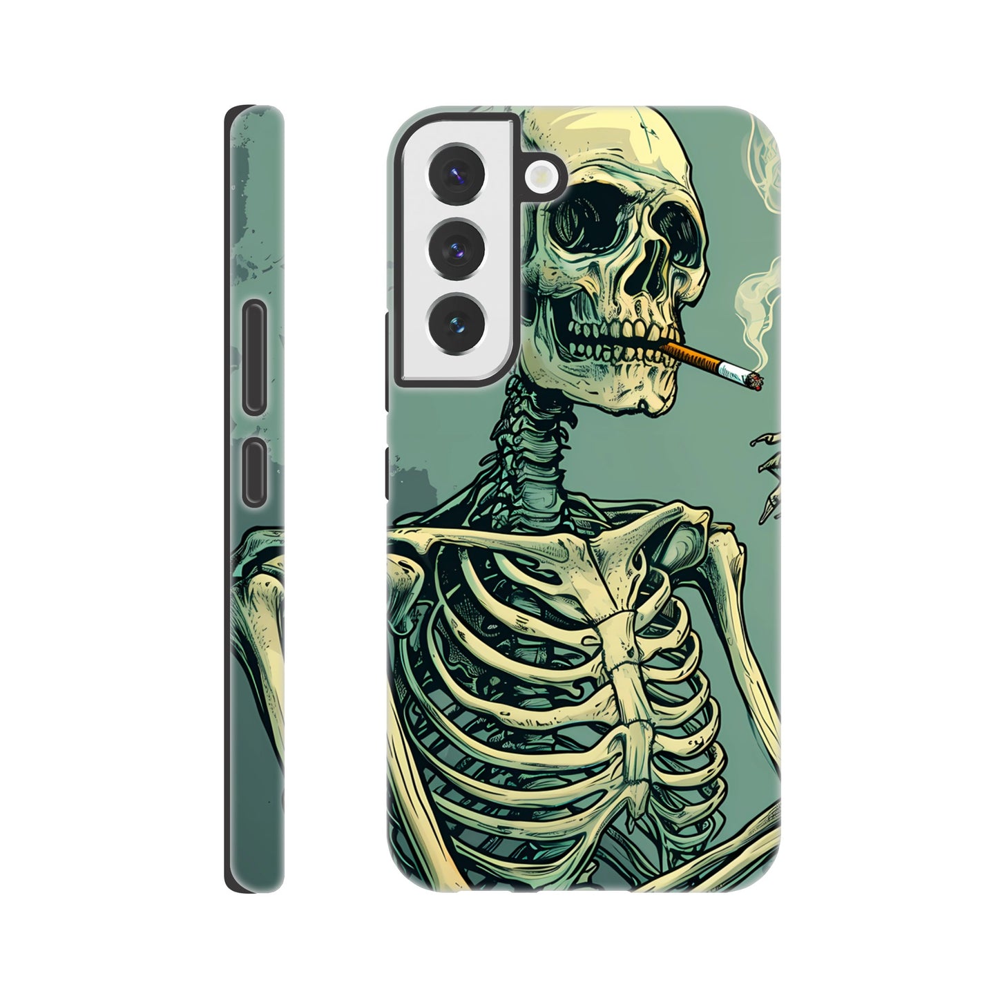 Samsung Case - Smoking Skeleton