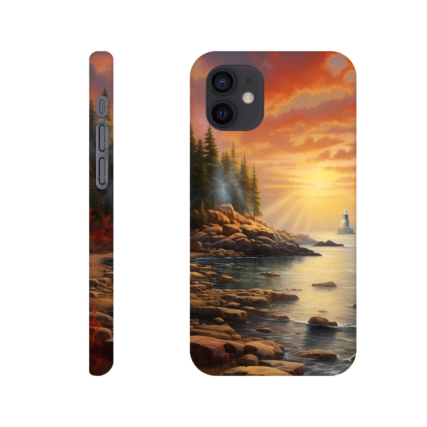 iPhone Case - Acadia Lighthouse Luminance (National Park)