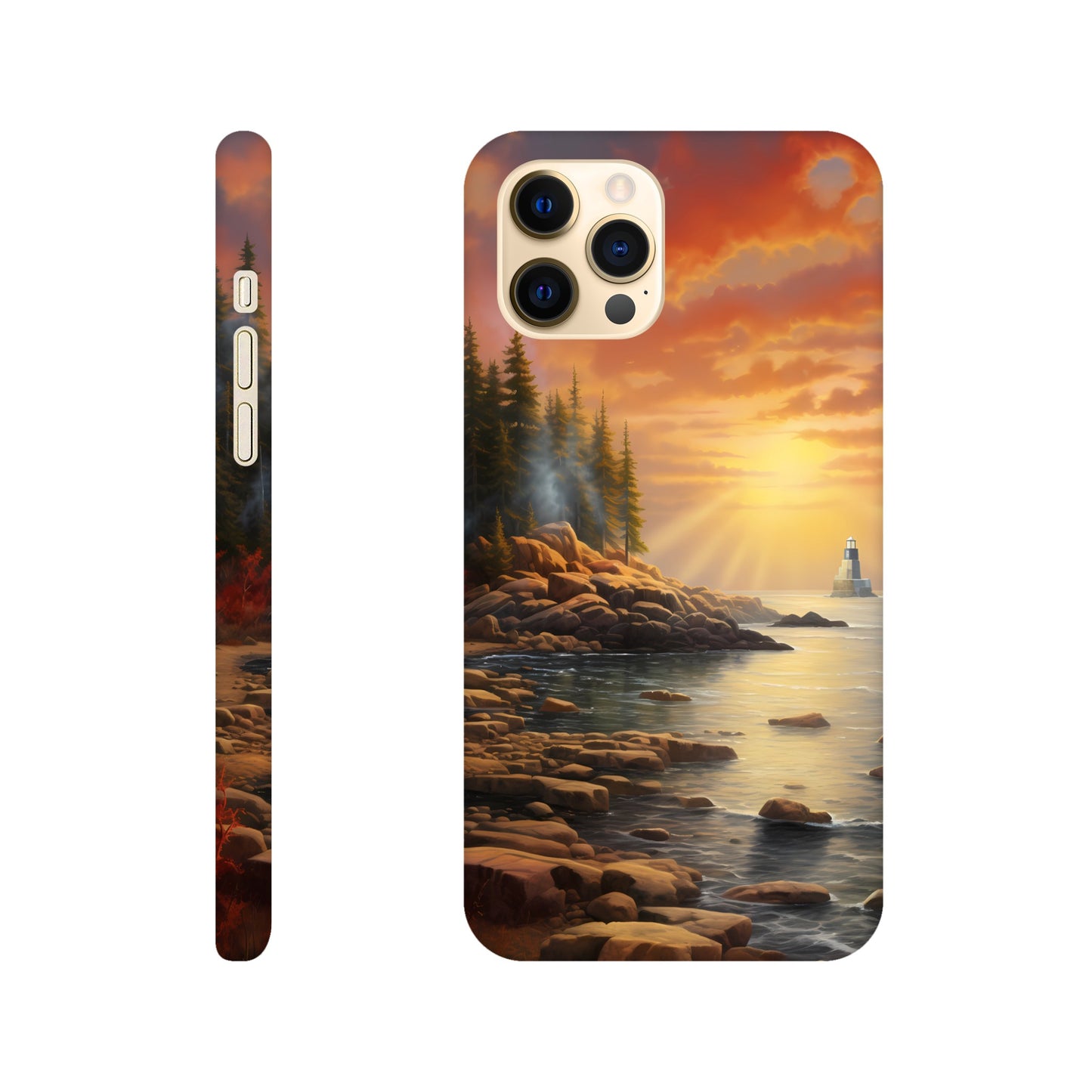 iPhone Case - Acadia Lighthouse Luminance (National Park)