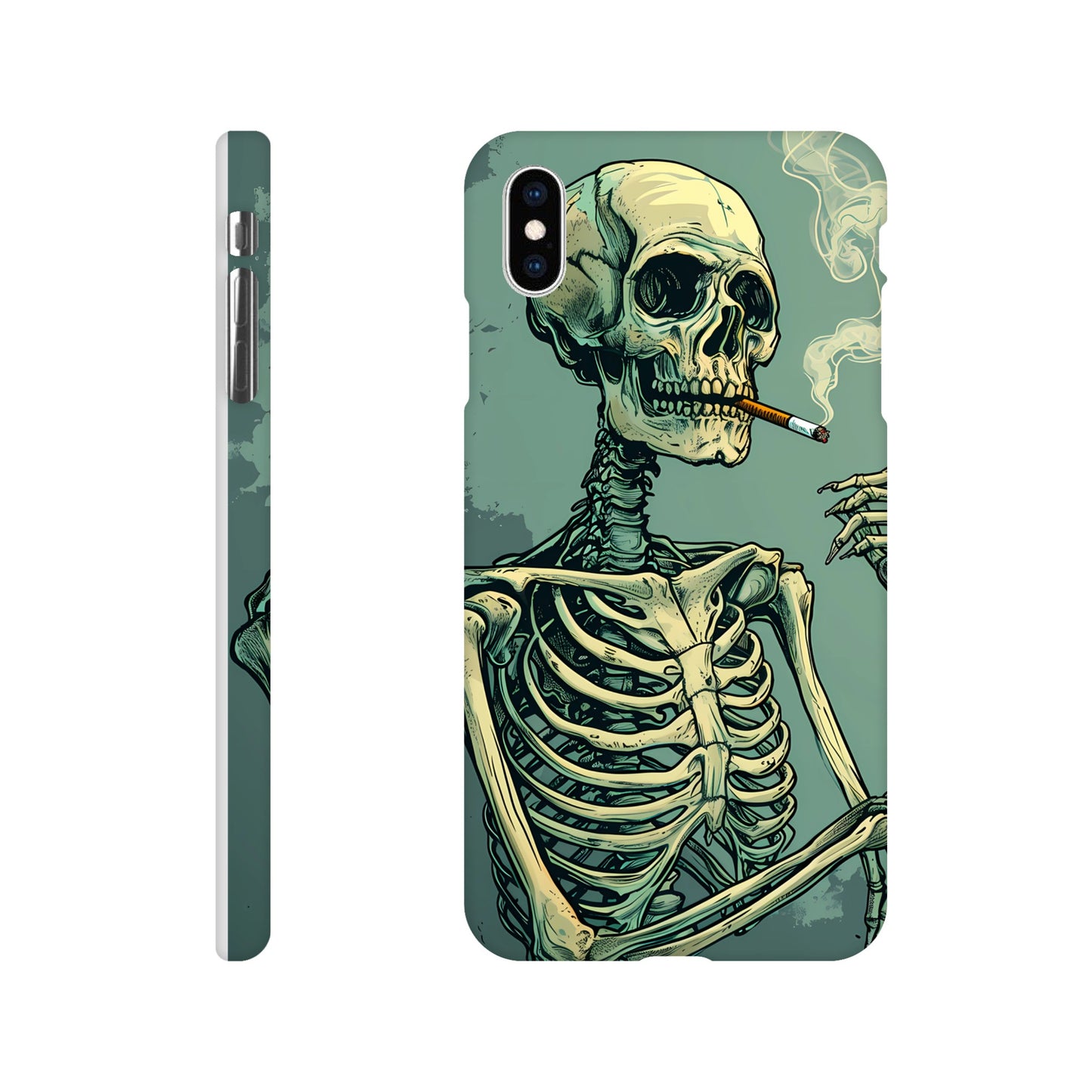 iPhone Case - Smoking Skeleton