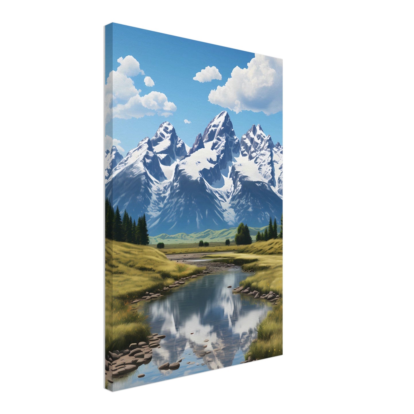 Canvas Wall Art - Grand Teton Meadows