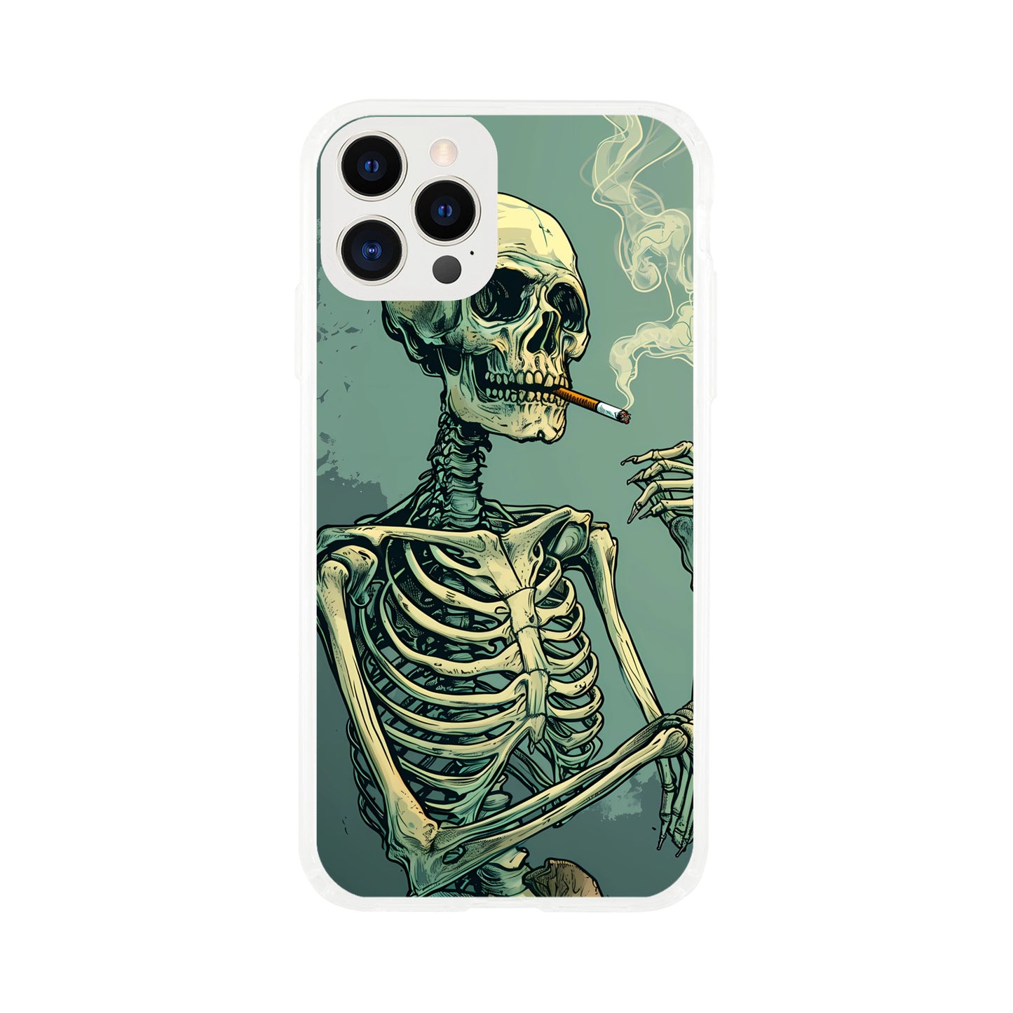 iPhone Case - Smoking Skeleton