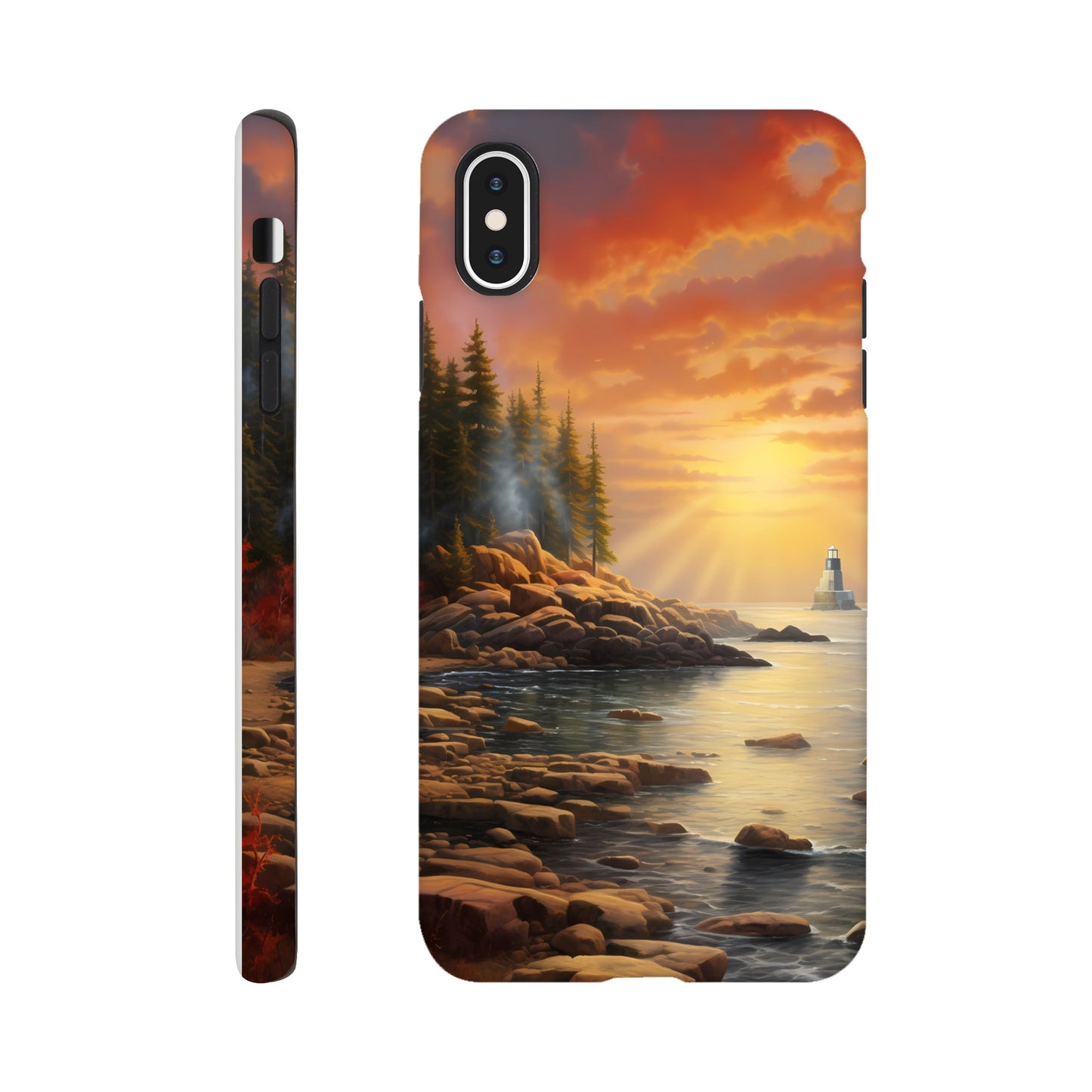 iPhone Case - Acadia Lighthouse Luminance (National Park)