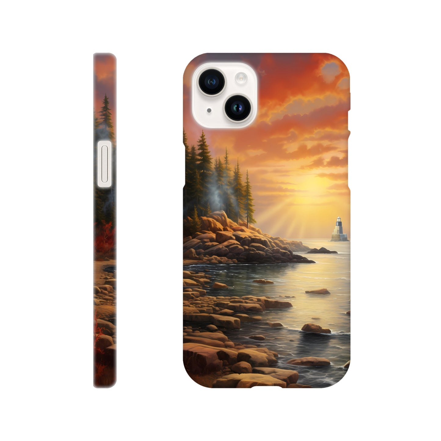 iPhone Case - Acadia Lighthouse Luminance (National Park)