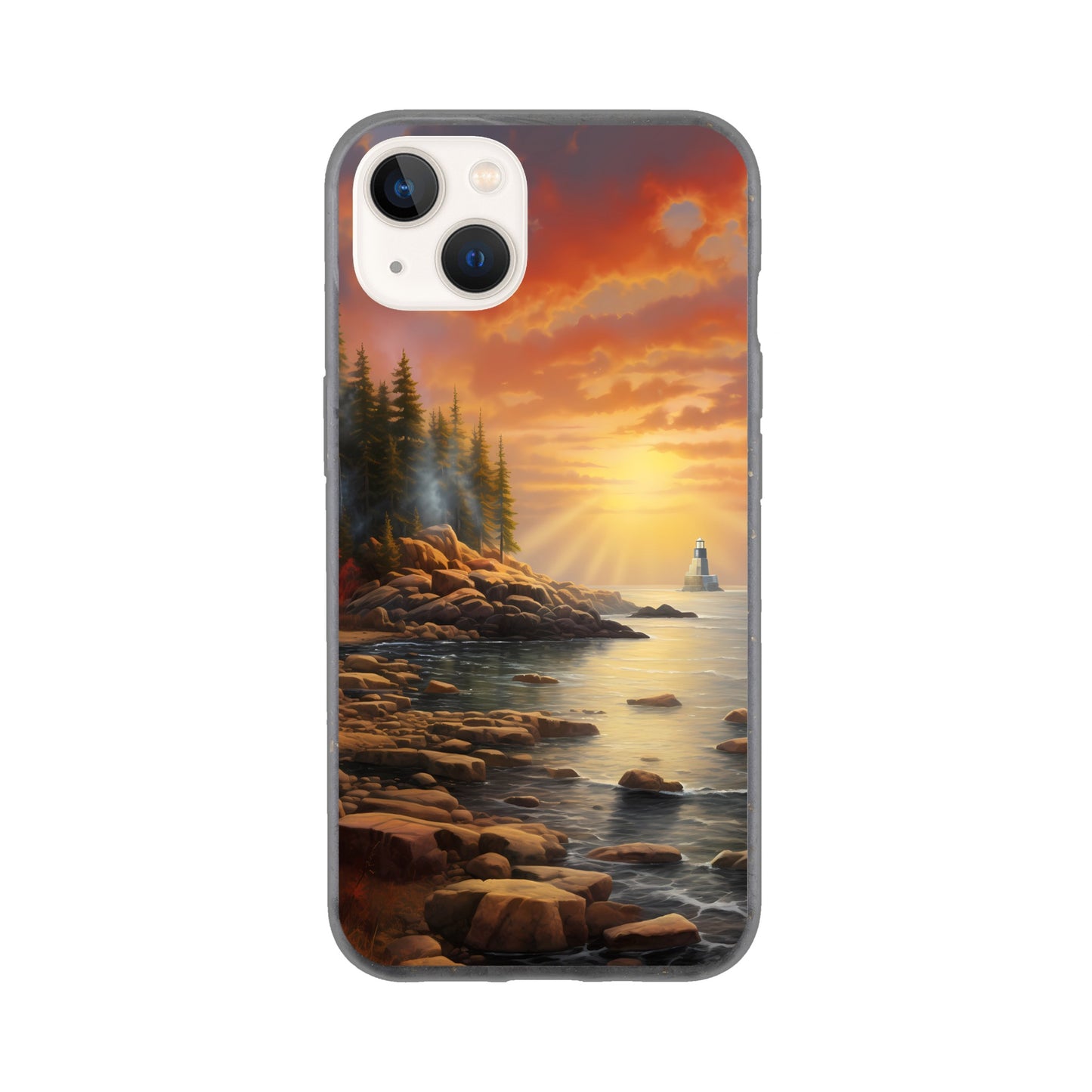 iPhone Case - Acadia Lighthouse Luminance (National Park)