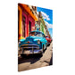 Canvas Wall Art - Vintage Vibrance - Classic Car