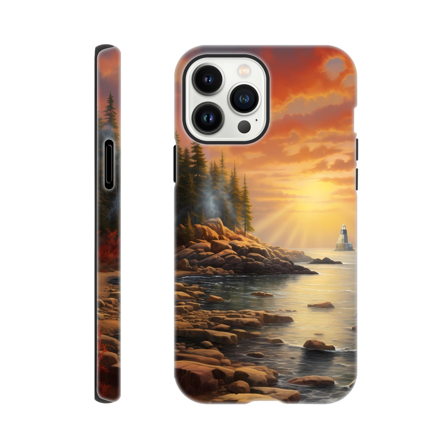 iPhone Case - Acadia Lighthouse Luminance (National Park)