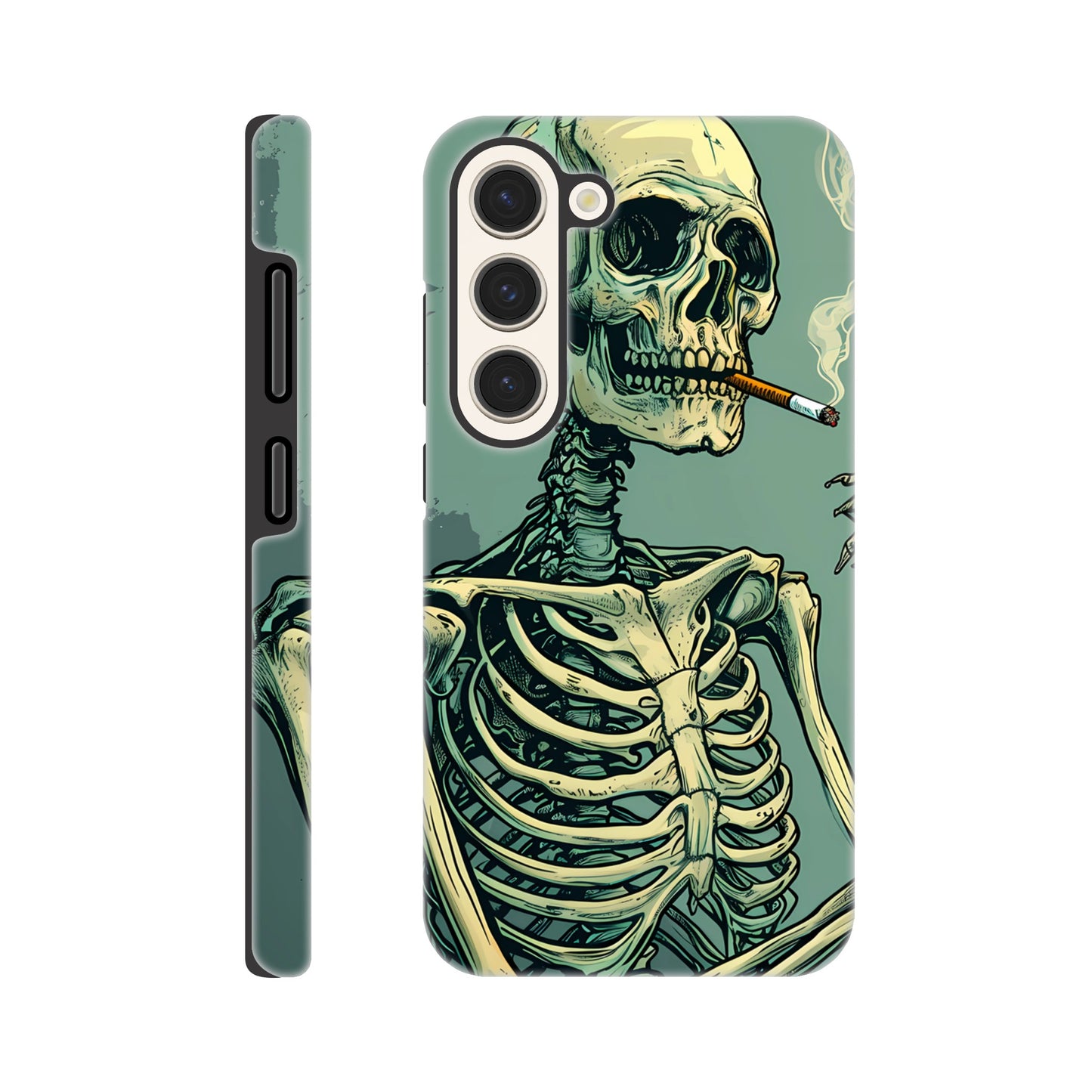 Samsung Case - Smoking Skeleton