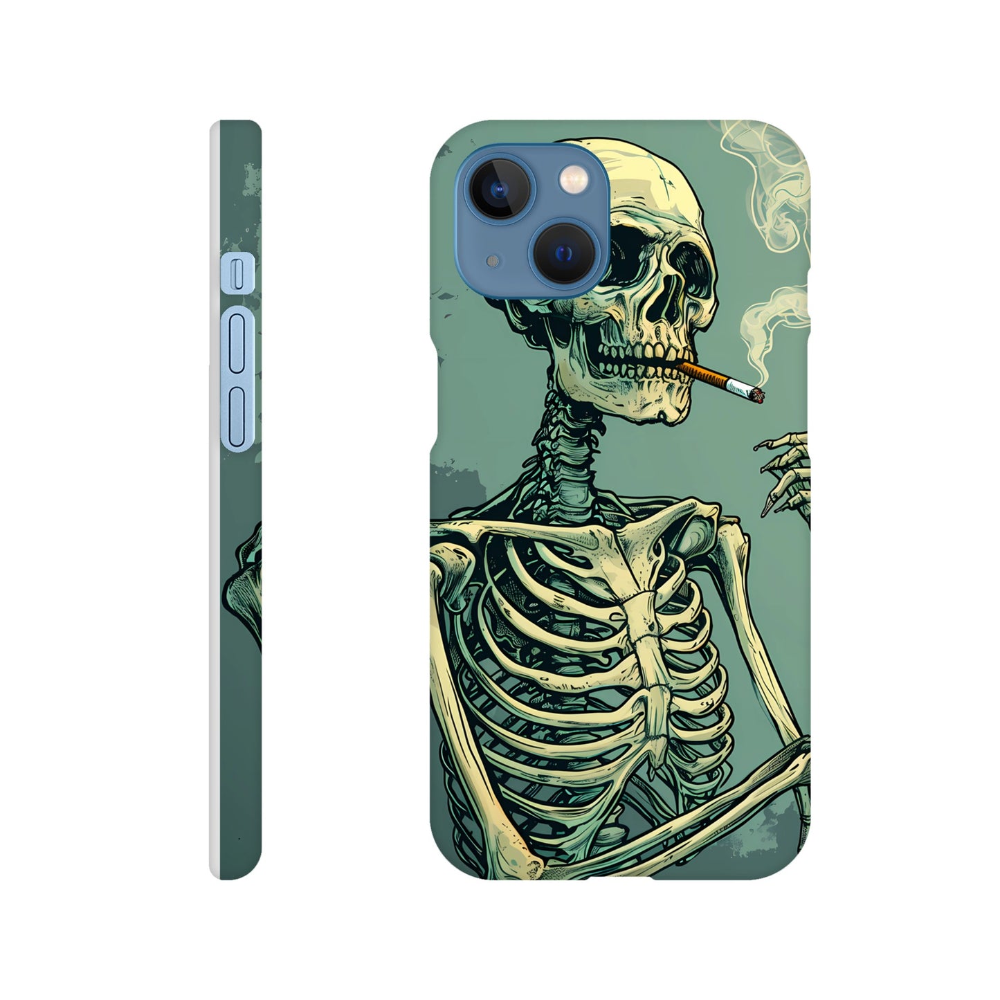 iPhone Case - Smoking Skeleton