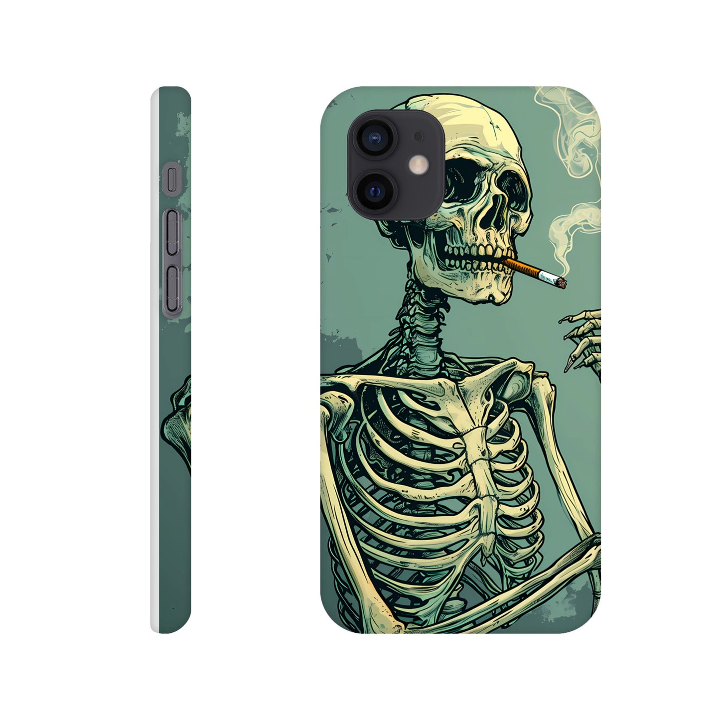 iPhone Case - Smoking Skeleton