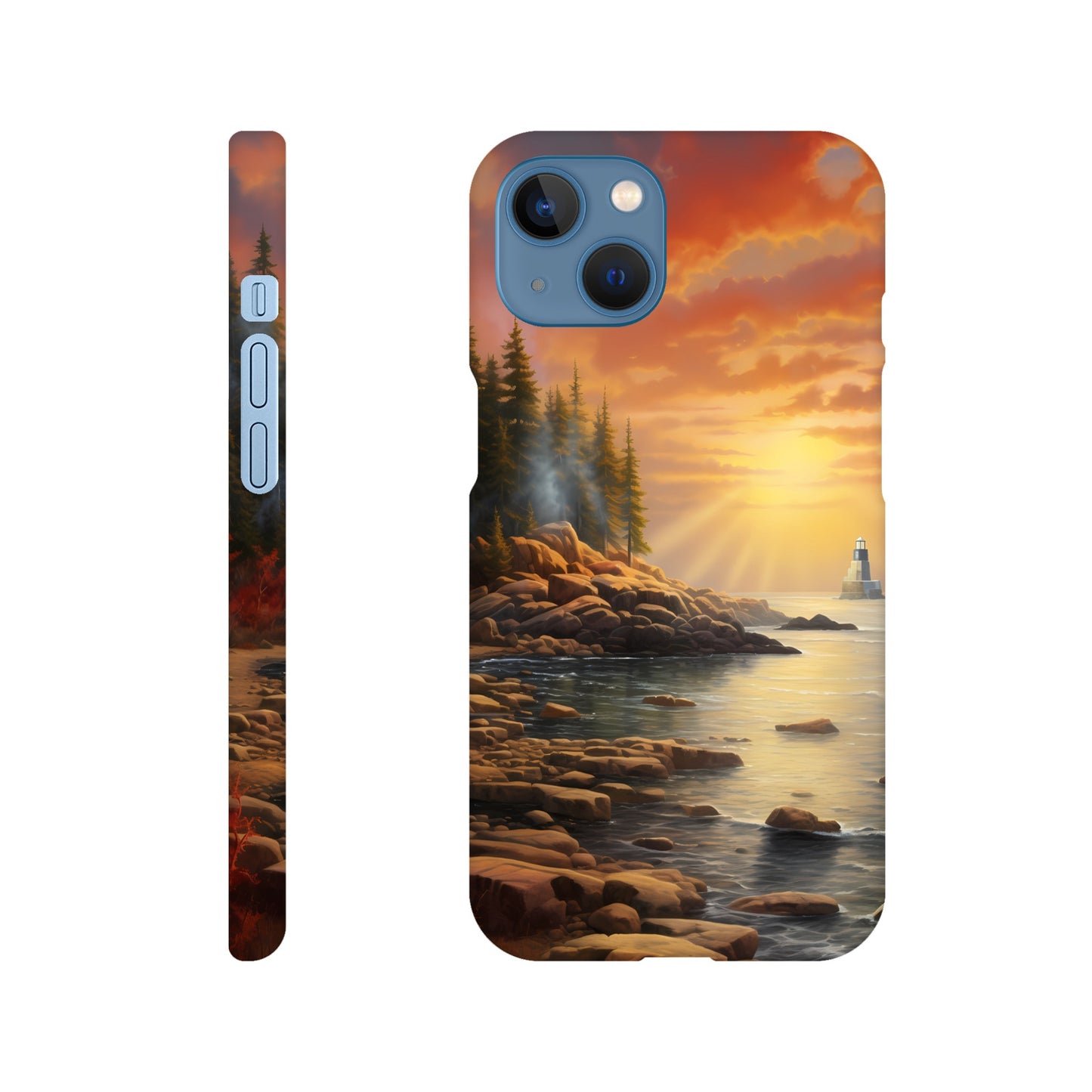 iPhone Case - Acadia Lighthouse Luminance (National Park)