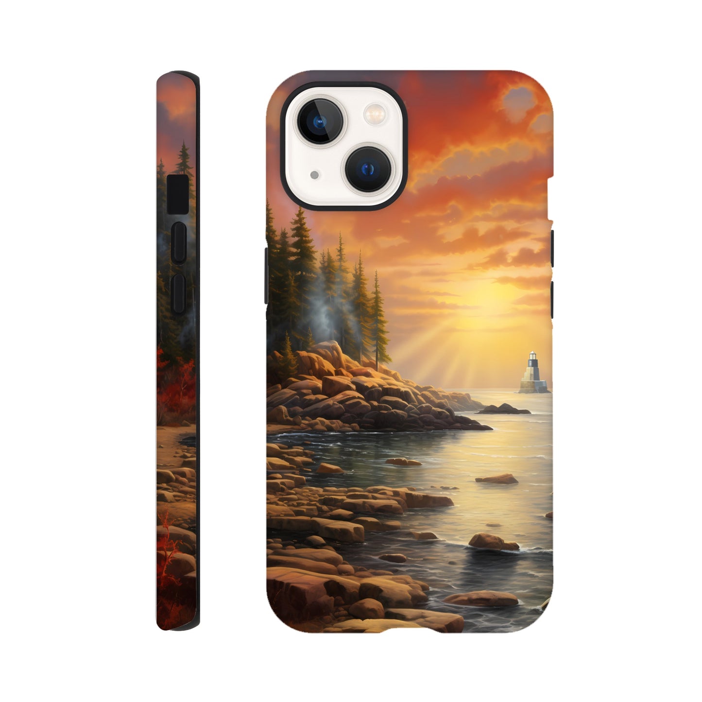 iPhone Case - Acadia Lighthouse Luminance (National Park)