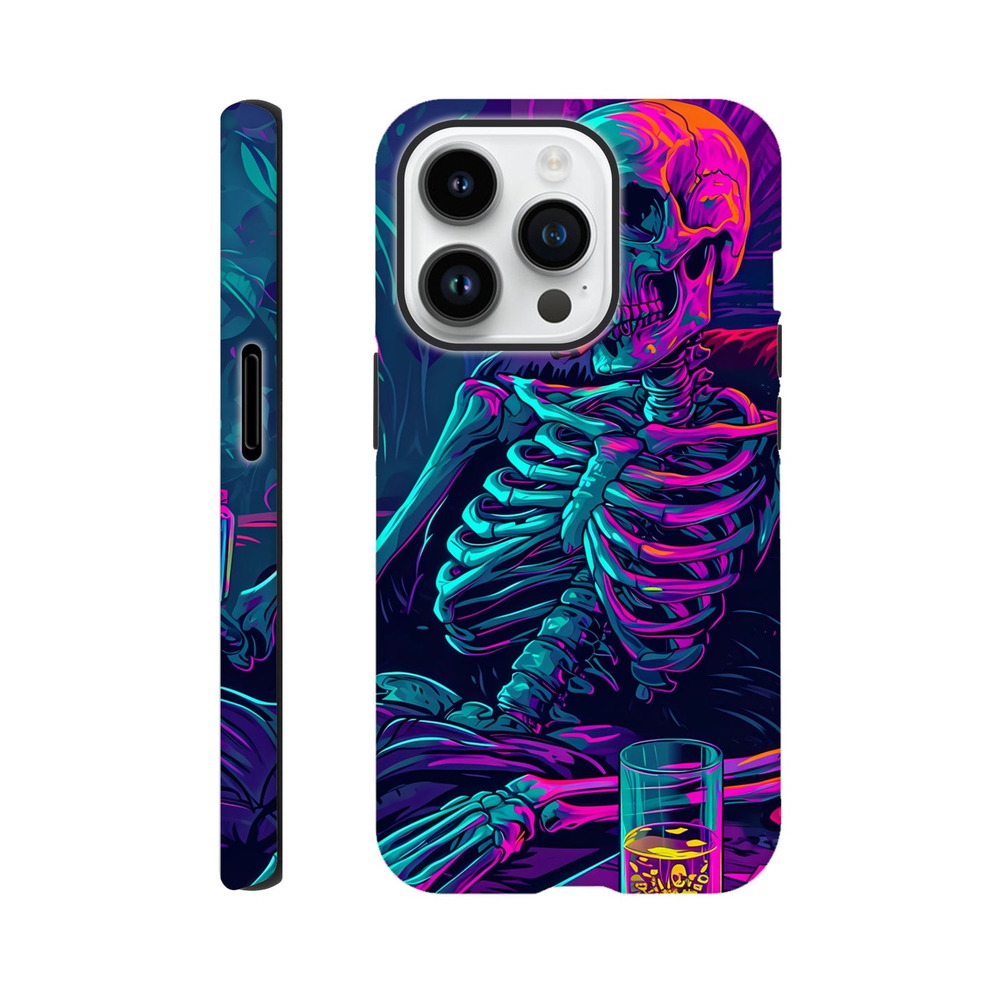 iPhone Case - Chillin' Skeleton