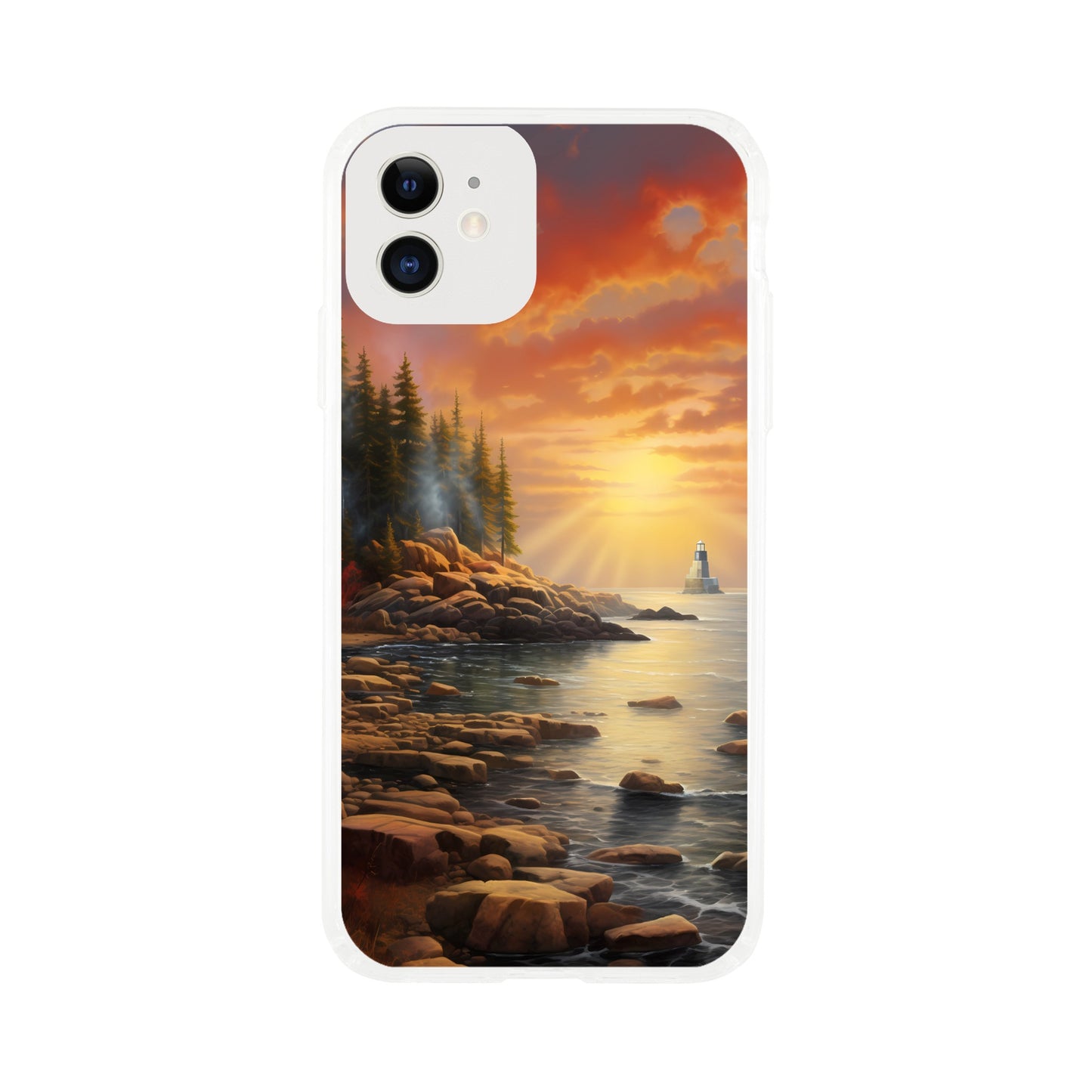 iPhone Case - Acadia Lighthouse Luminance (National Park)