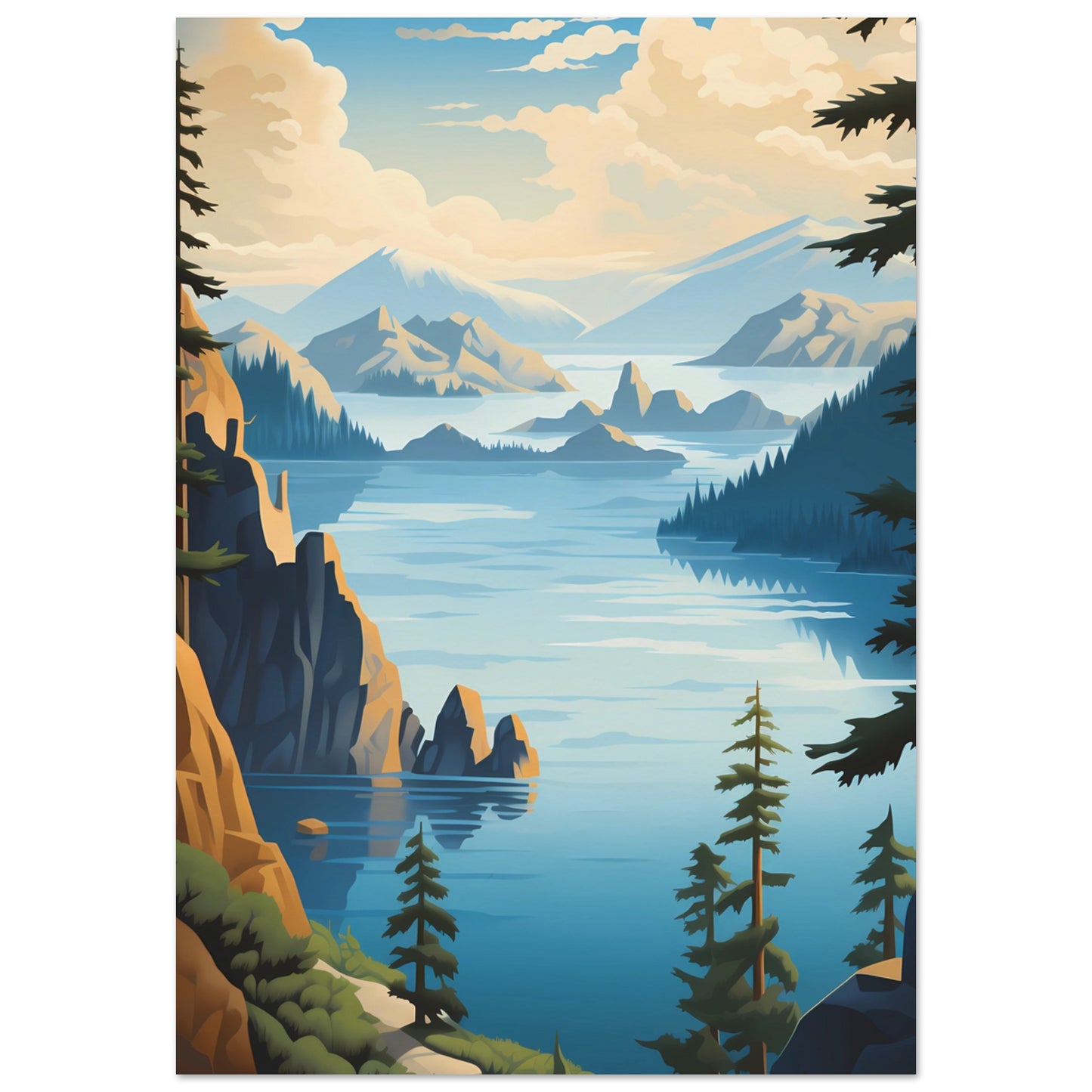 Paper Poster - Majestic Tranquility