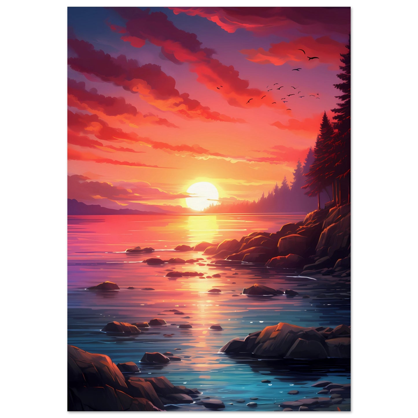 Paper Poster - Twilight Serenity