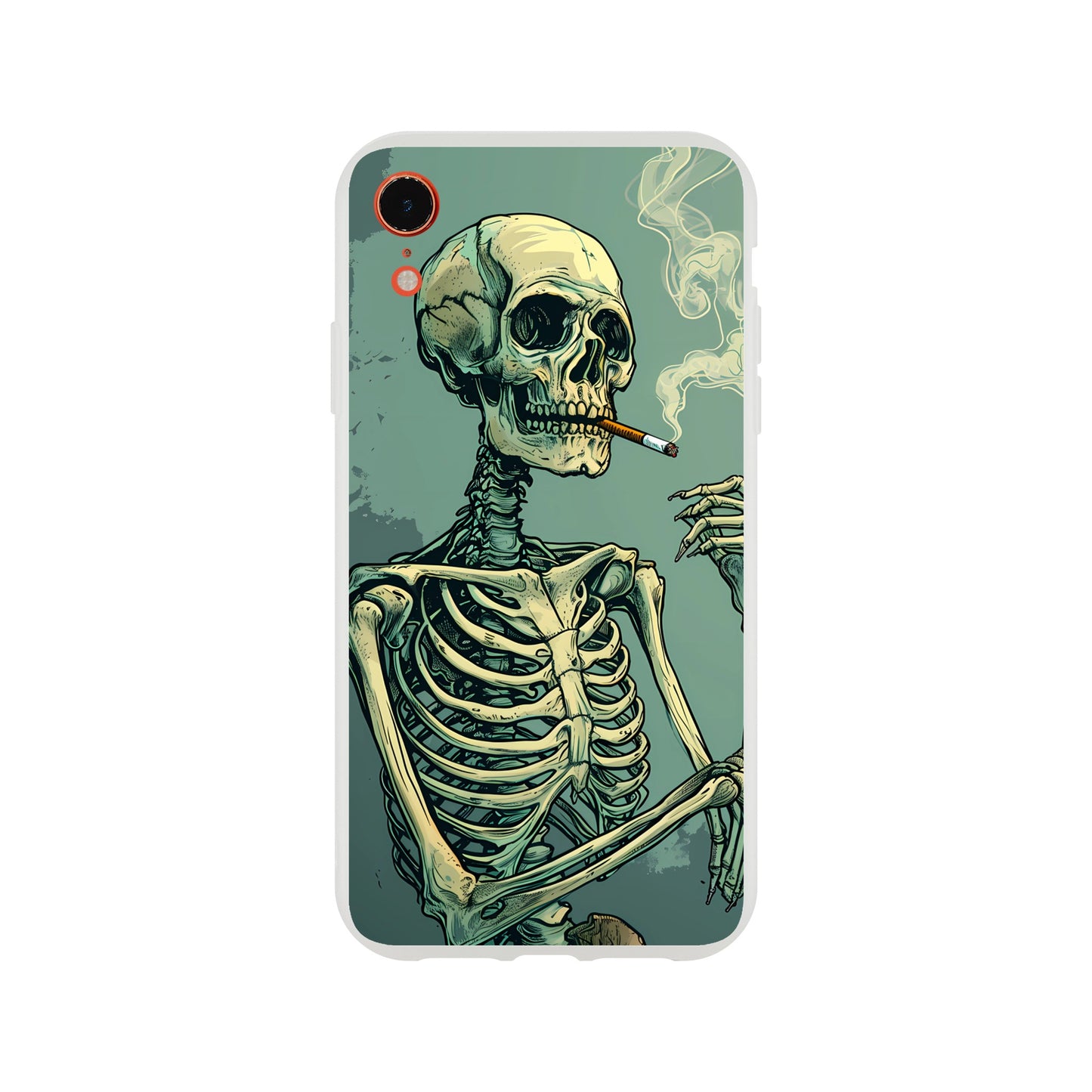 iPhone Case - Smoking Skeleton