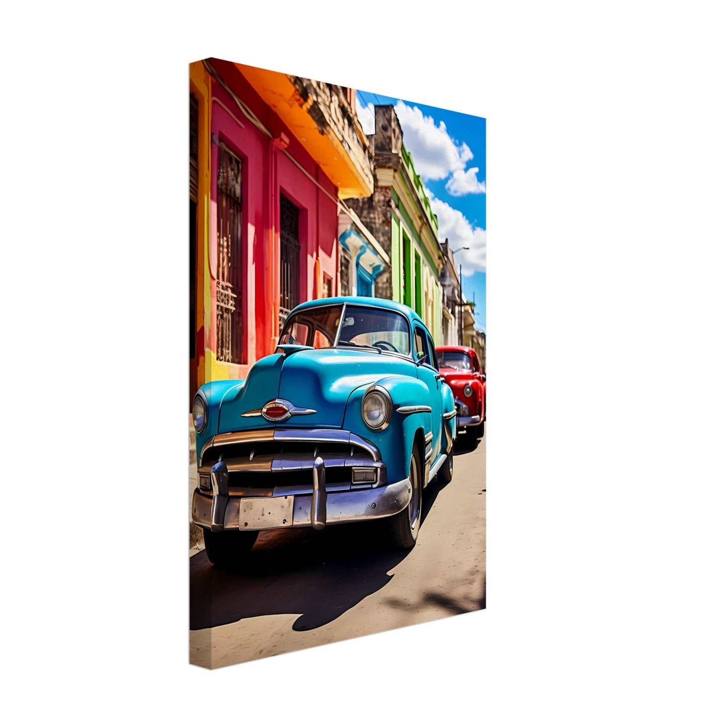 Canvas Wall Art - Vintage Vibrance - Classic Car