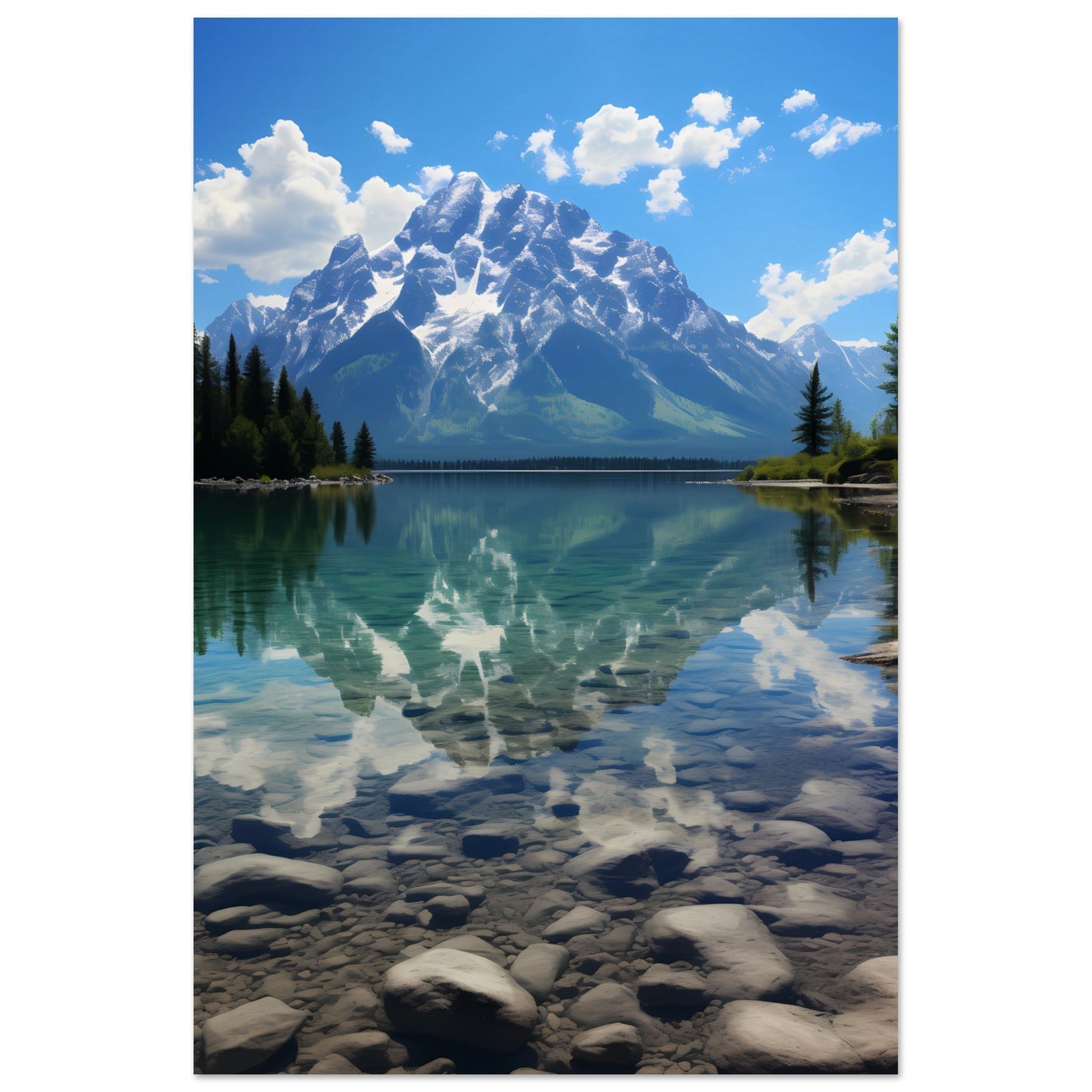 Paper Poster - Teton Serenity