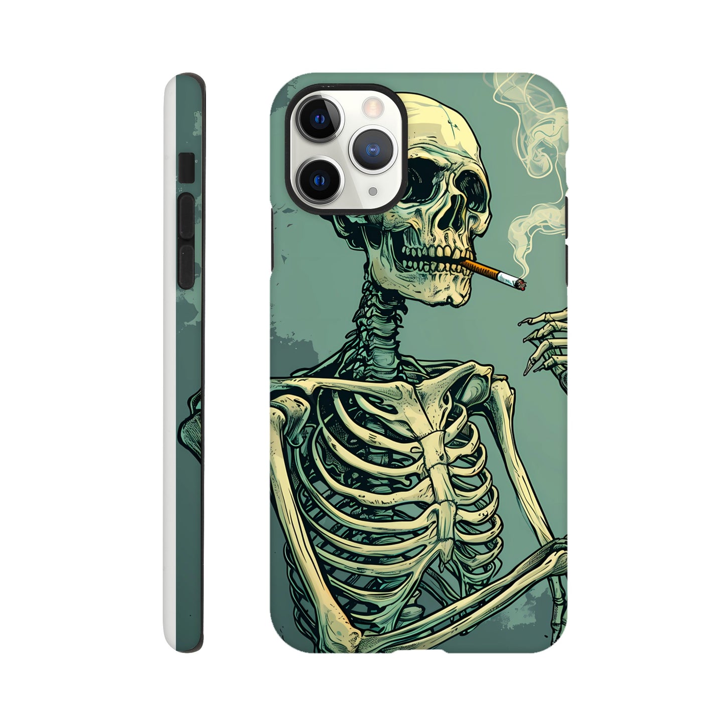 iPhone Case - Smoking Skeleton