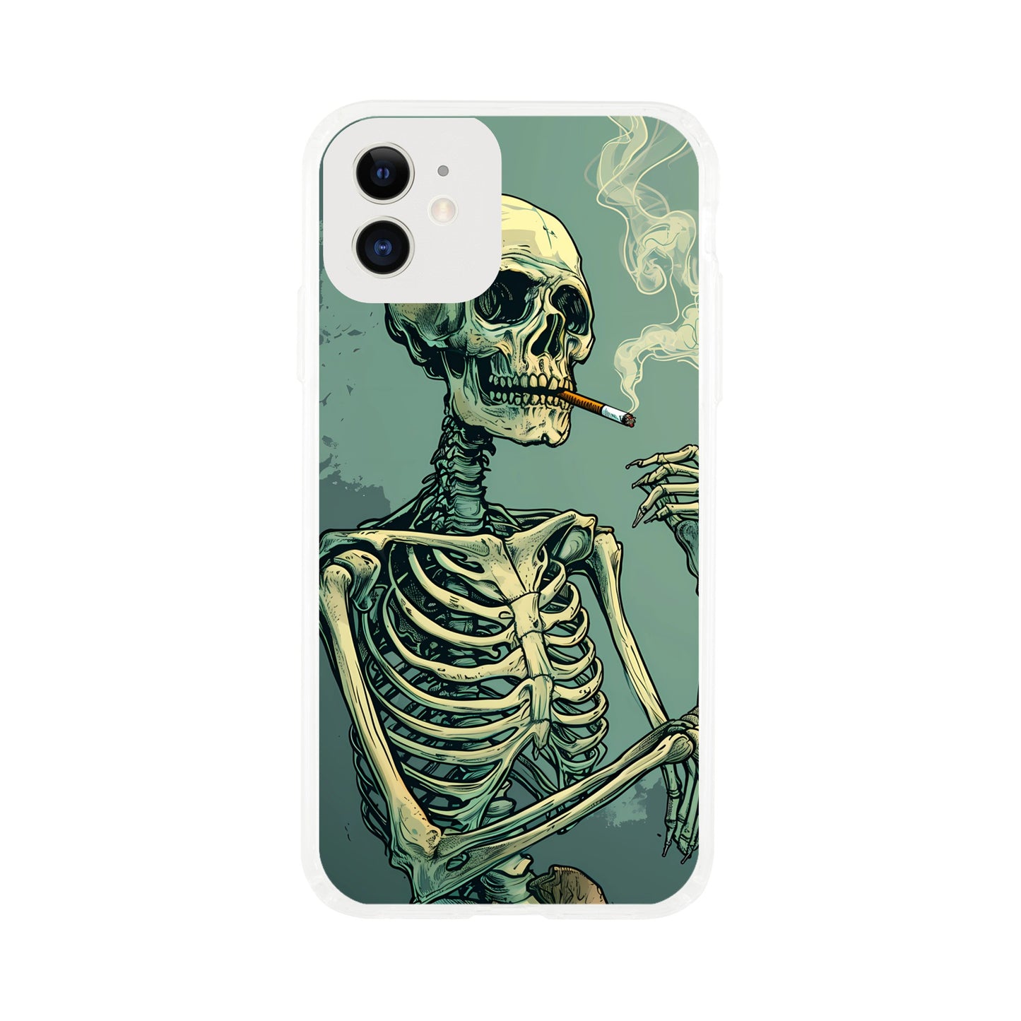 iPhone Case - Smoking Skeleton