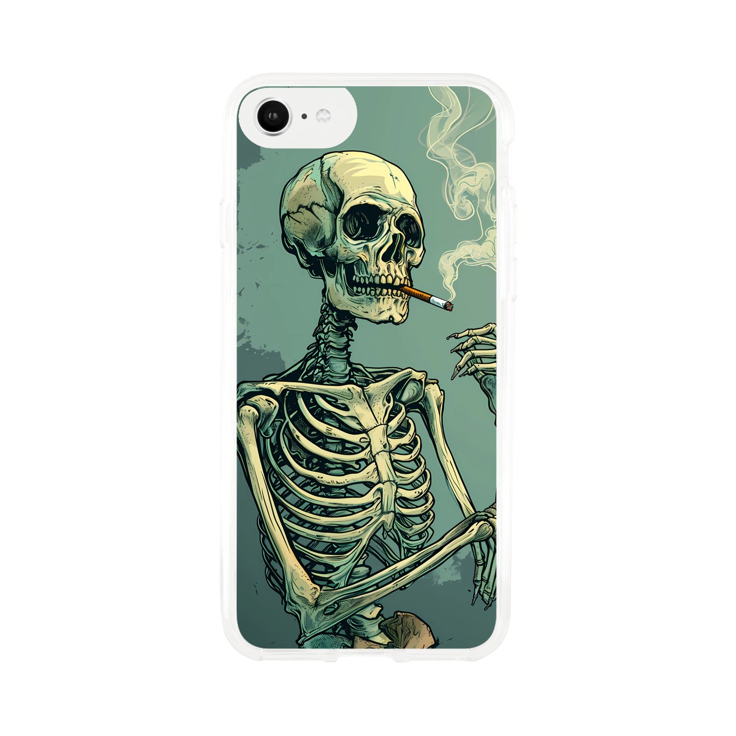 iPhone Case - Smoking Skeleton