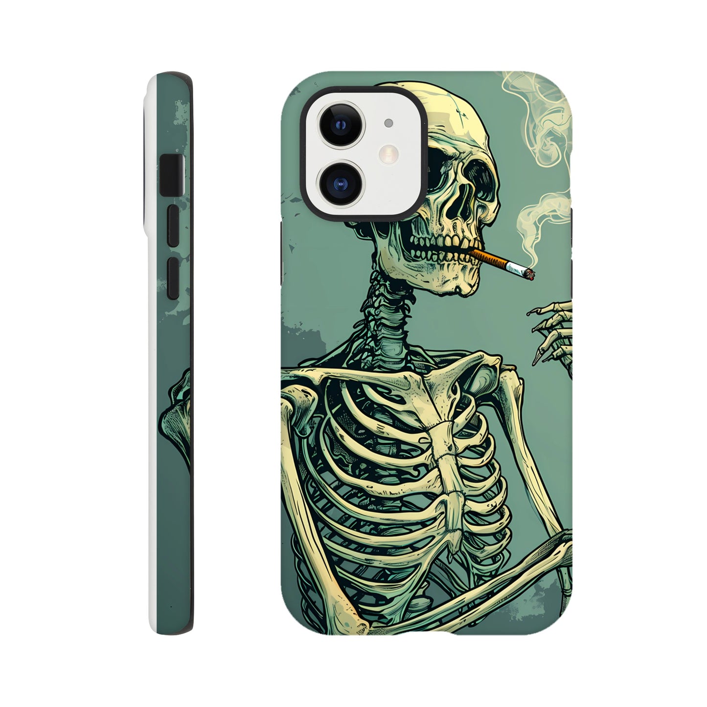 iPhone Case - Smoking Skeleton