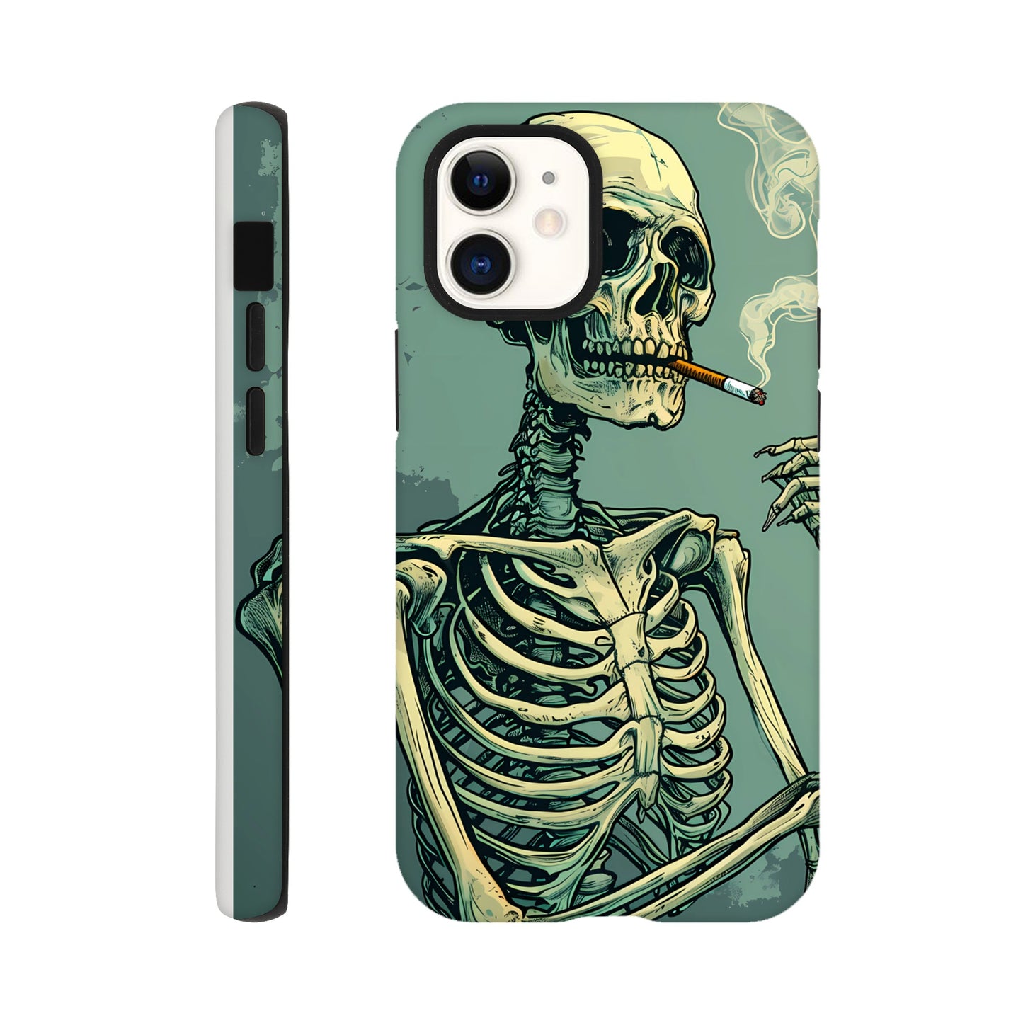 iPhone Case - Smoking Skeleton