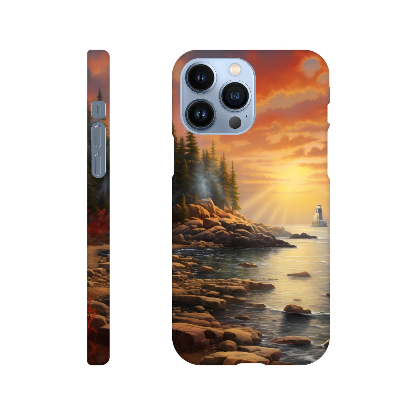 iPhone Case - Acadia Lighthouse Luminance (National Park)