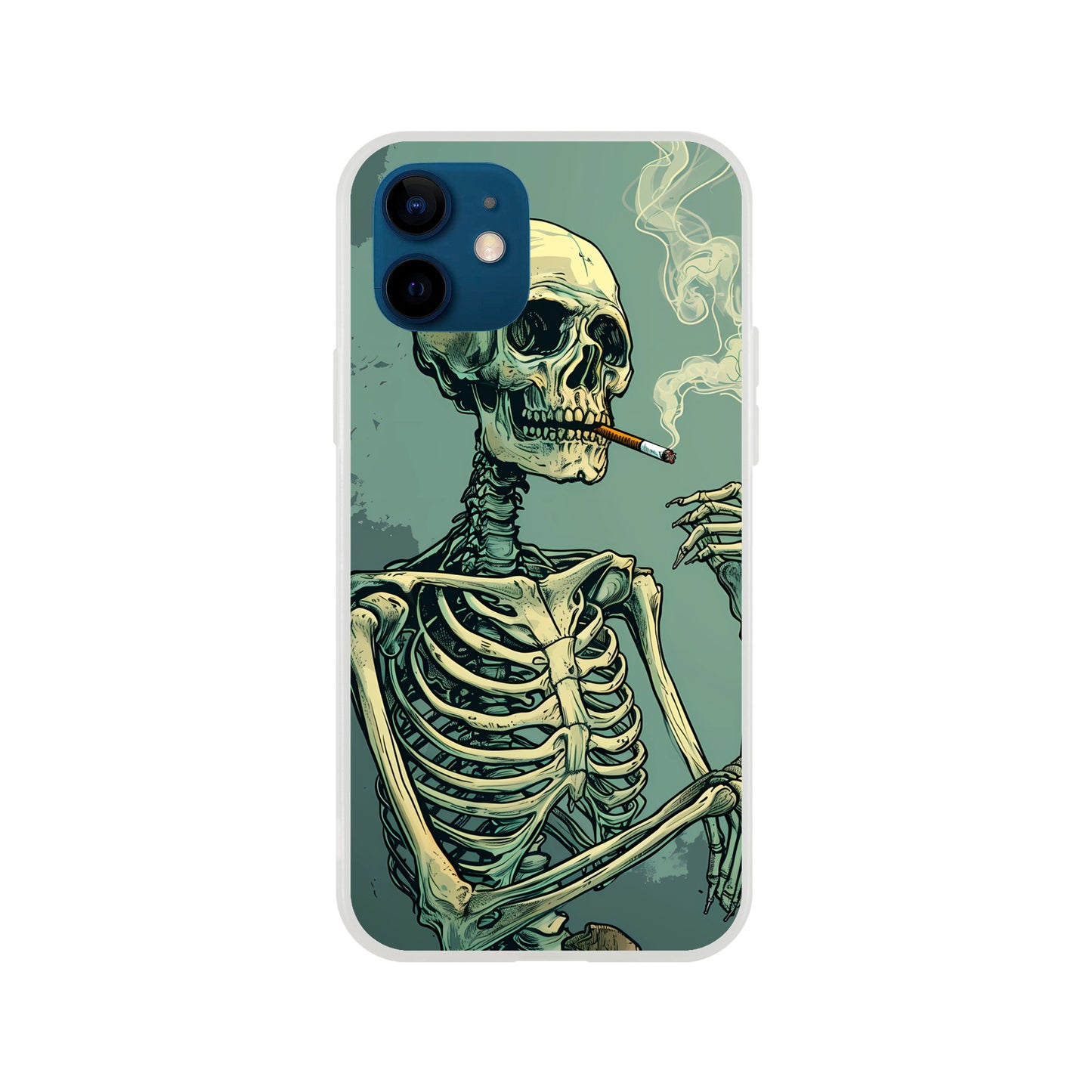 iPhone Case - Smoking Skeleton