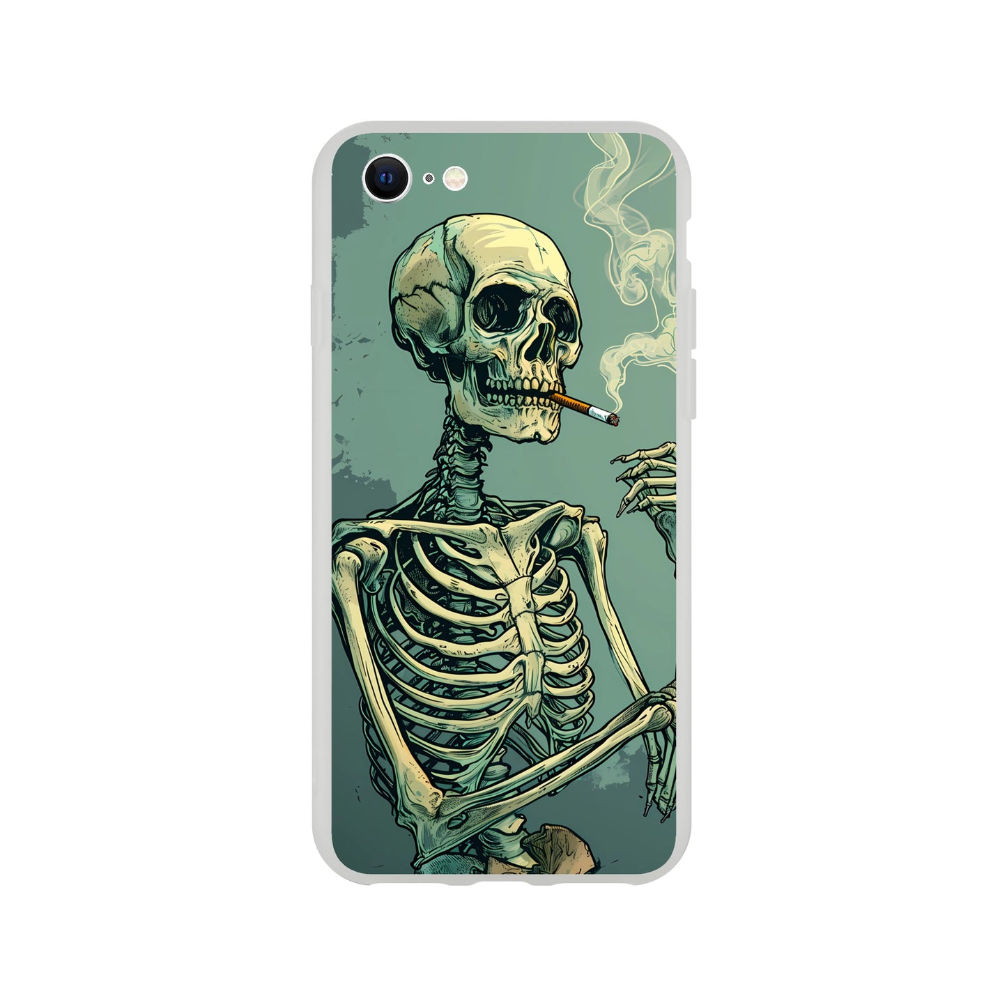 iPhone Case - Smoking Skeleton