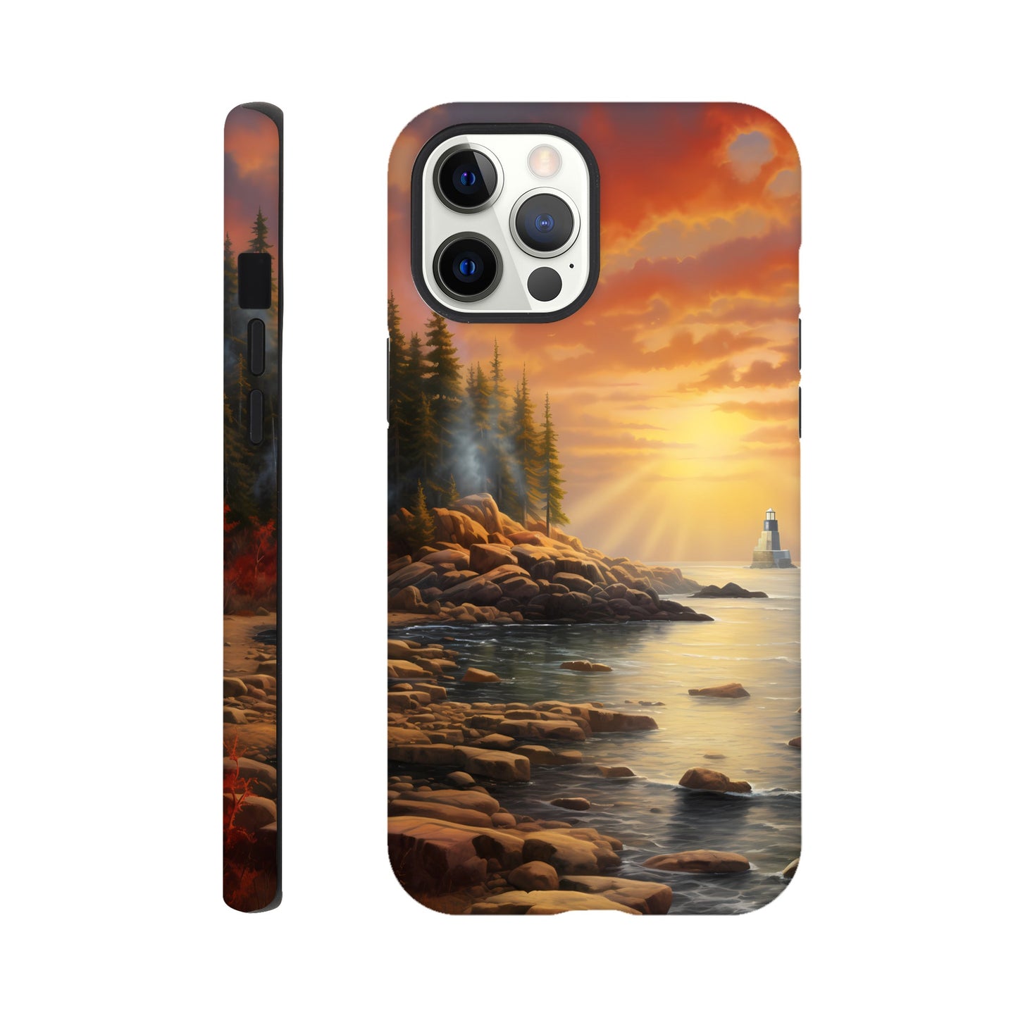 iPhone Case - Acadia Lighthouse Luminance (National Park)