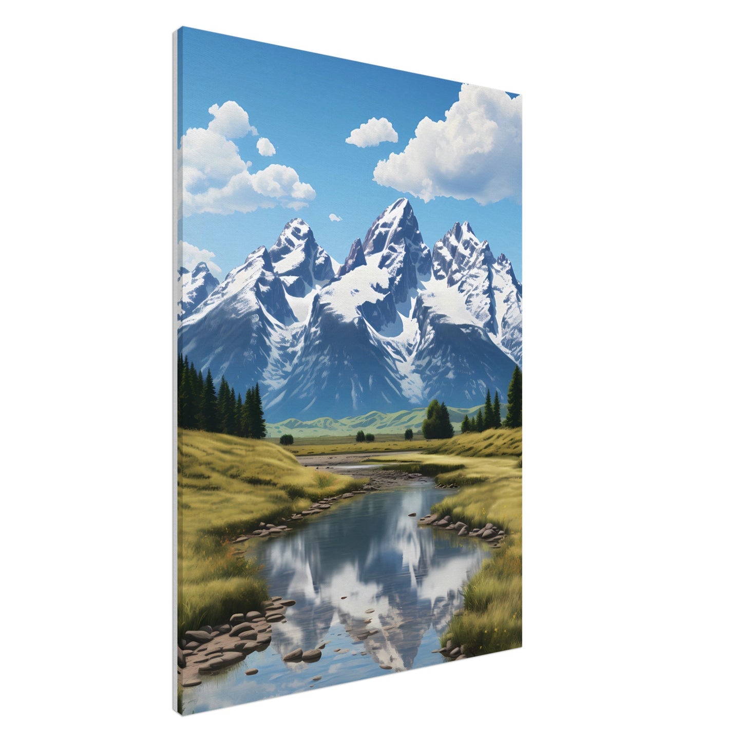 Canvas Wall Art - Grand Teton Meadows