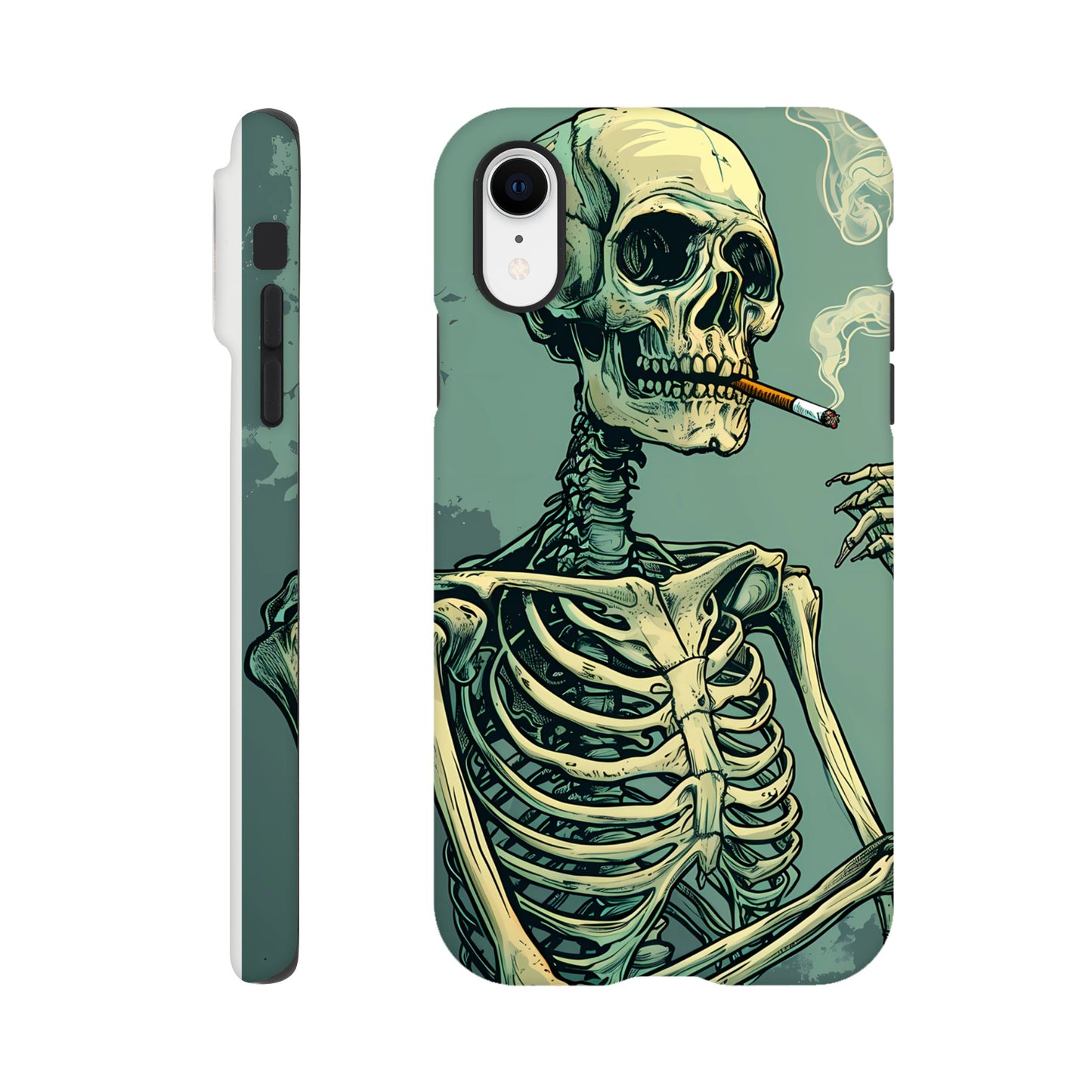 iPhone Case - Smoking Skeleton