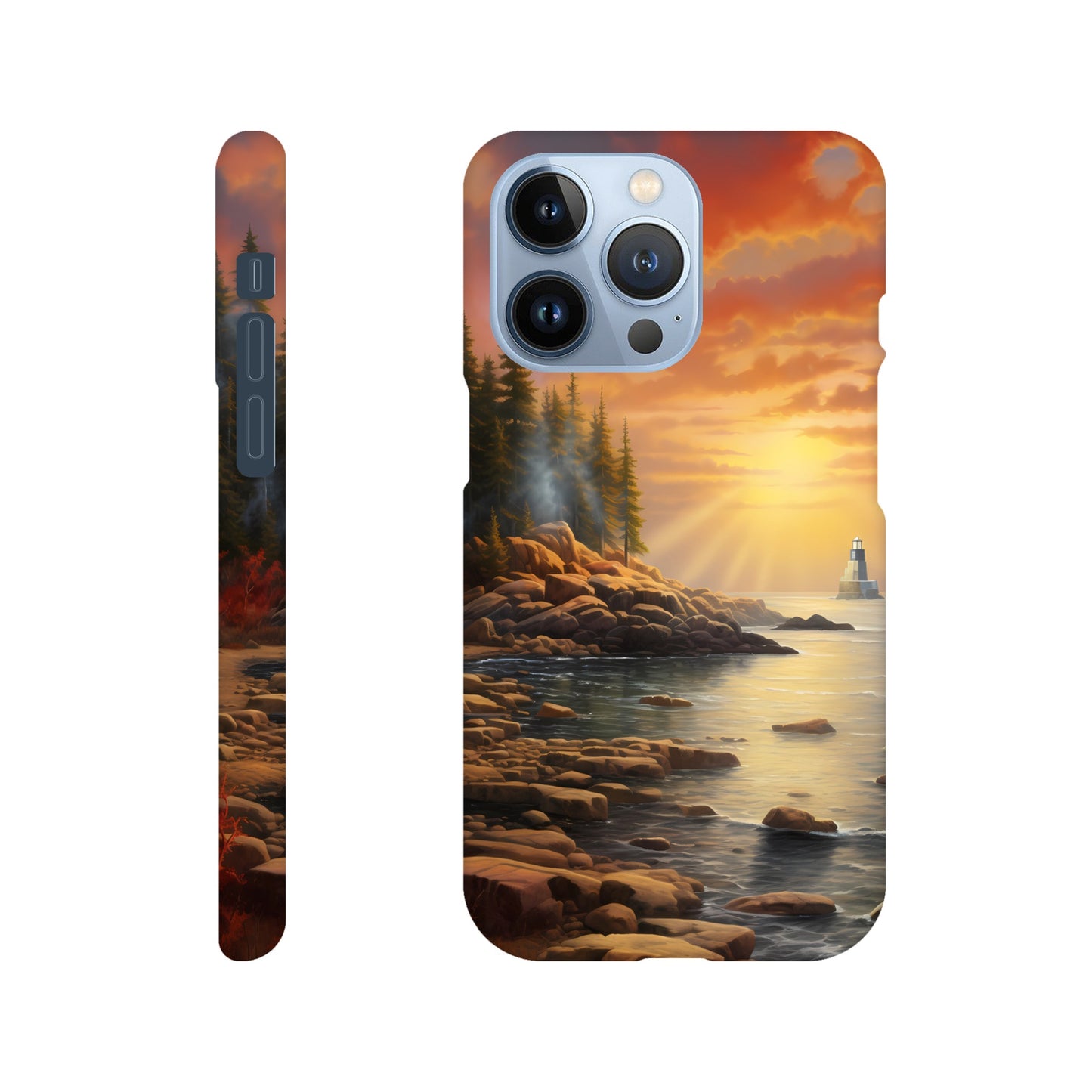 iPhone Case - Acadia Lighthouse Luminance (National Park)