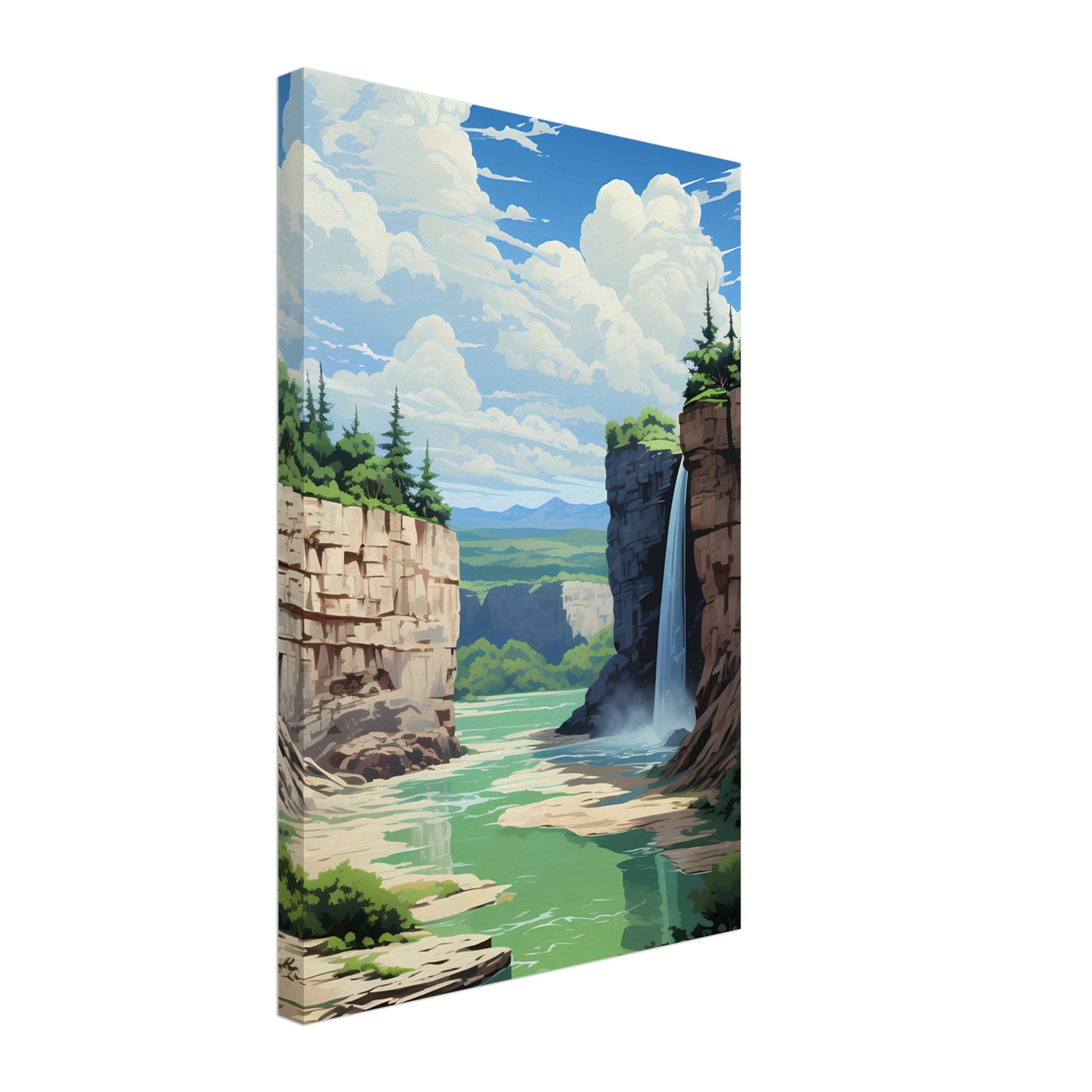 Canvas Wall Art - Cascading Dreams