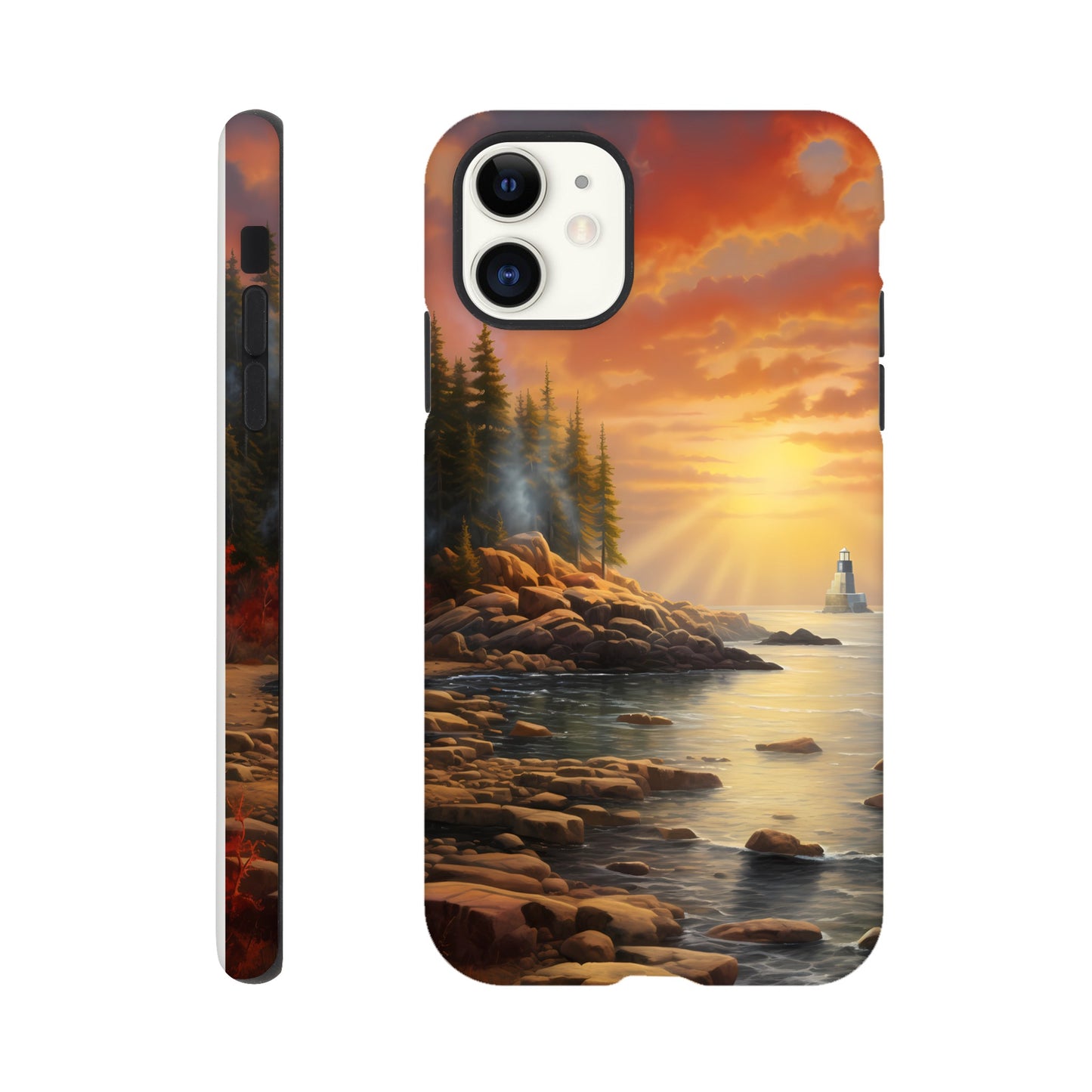 iPhone Case - Acadia Lighthouse Luminance (National Park)