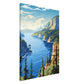 Canvas Wall Art - Crater Lake Oasis - National Park