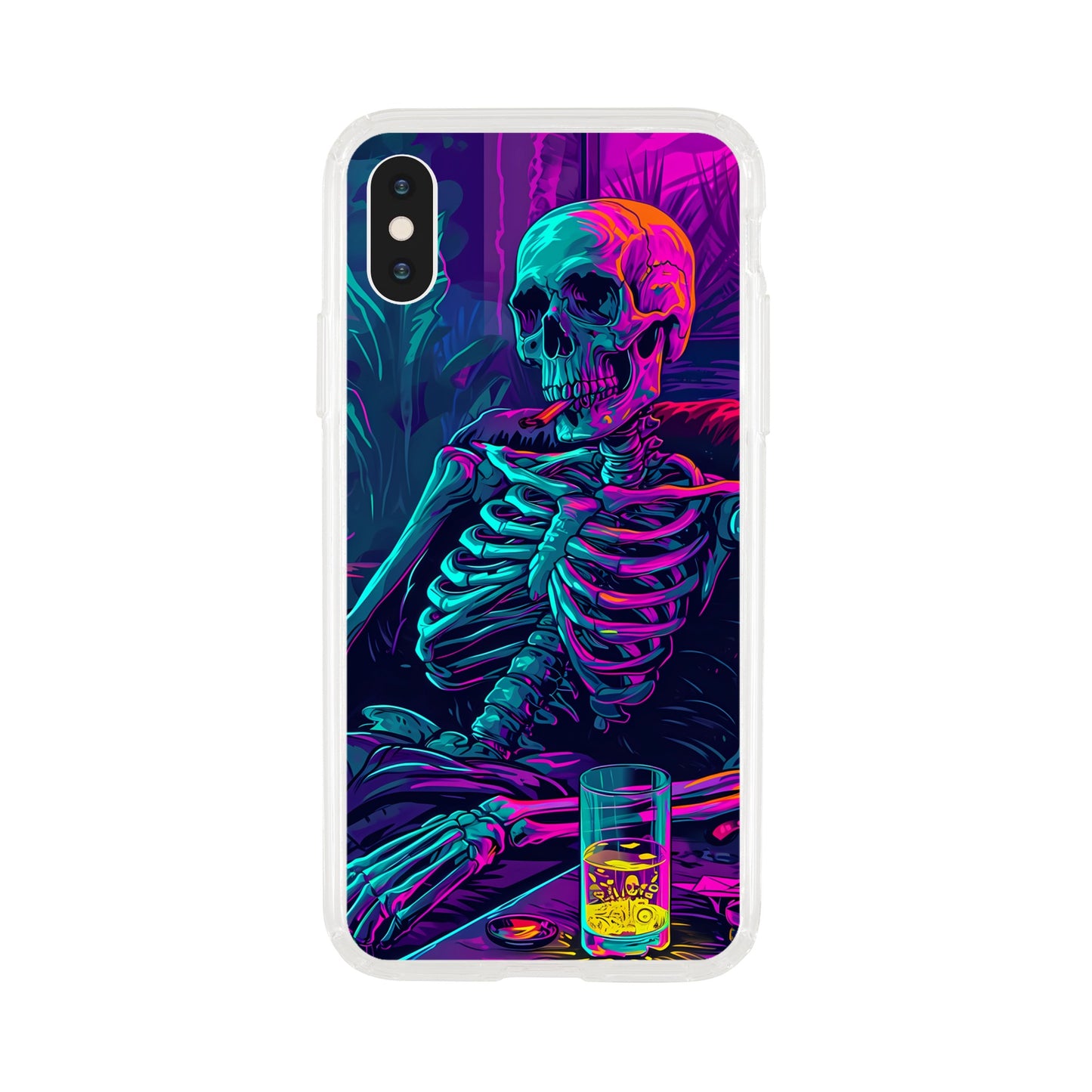 iPhone Case - Chillin' Skeleton