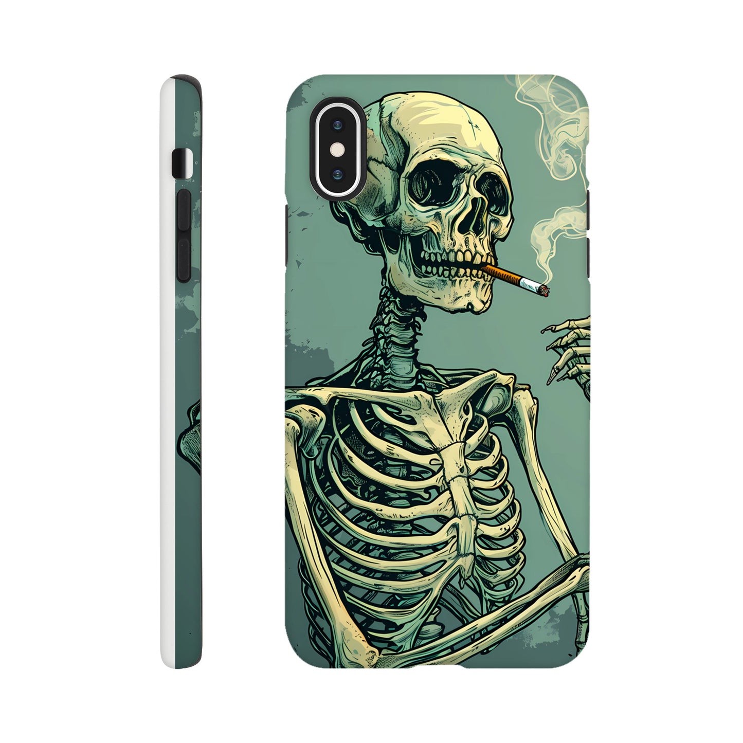 iPhone Case - Smoking Skeleton